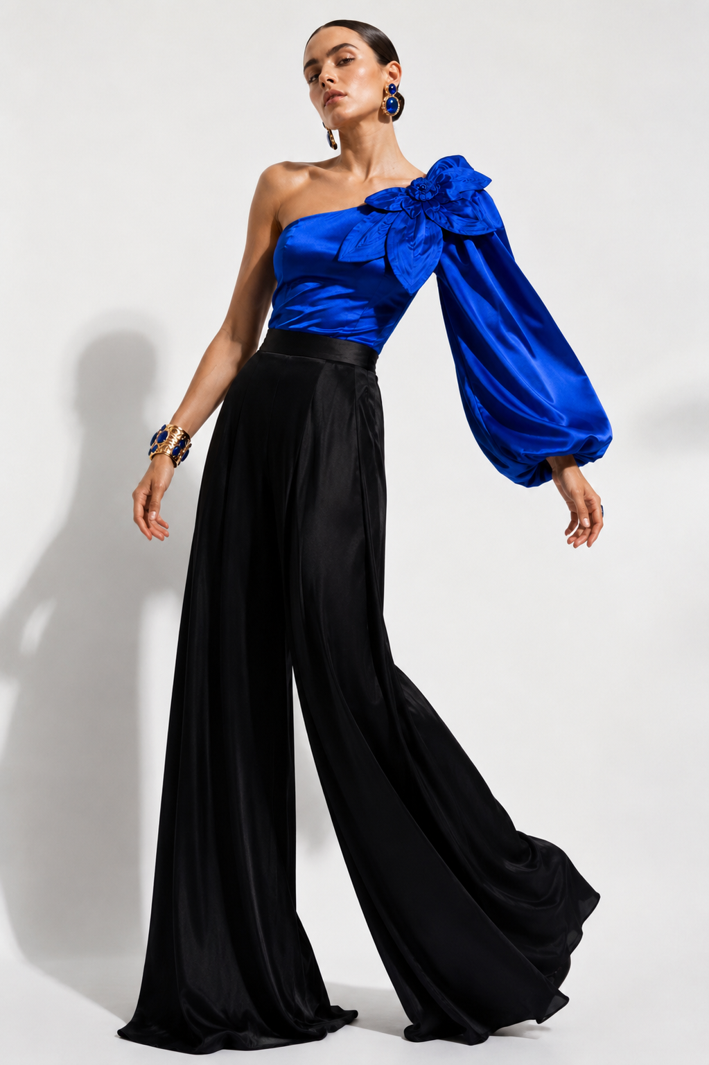 Blusa Flouren azul