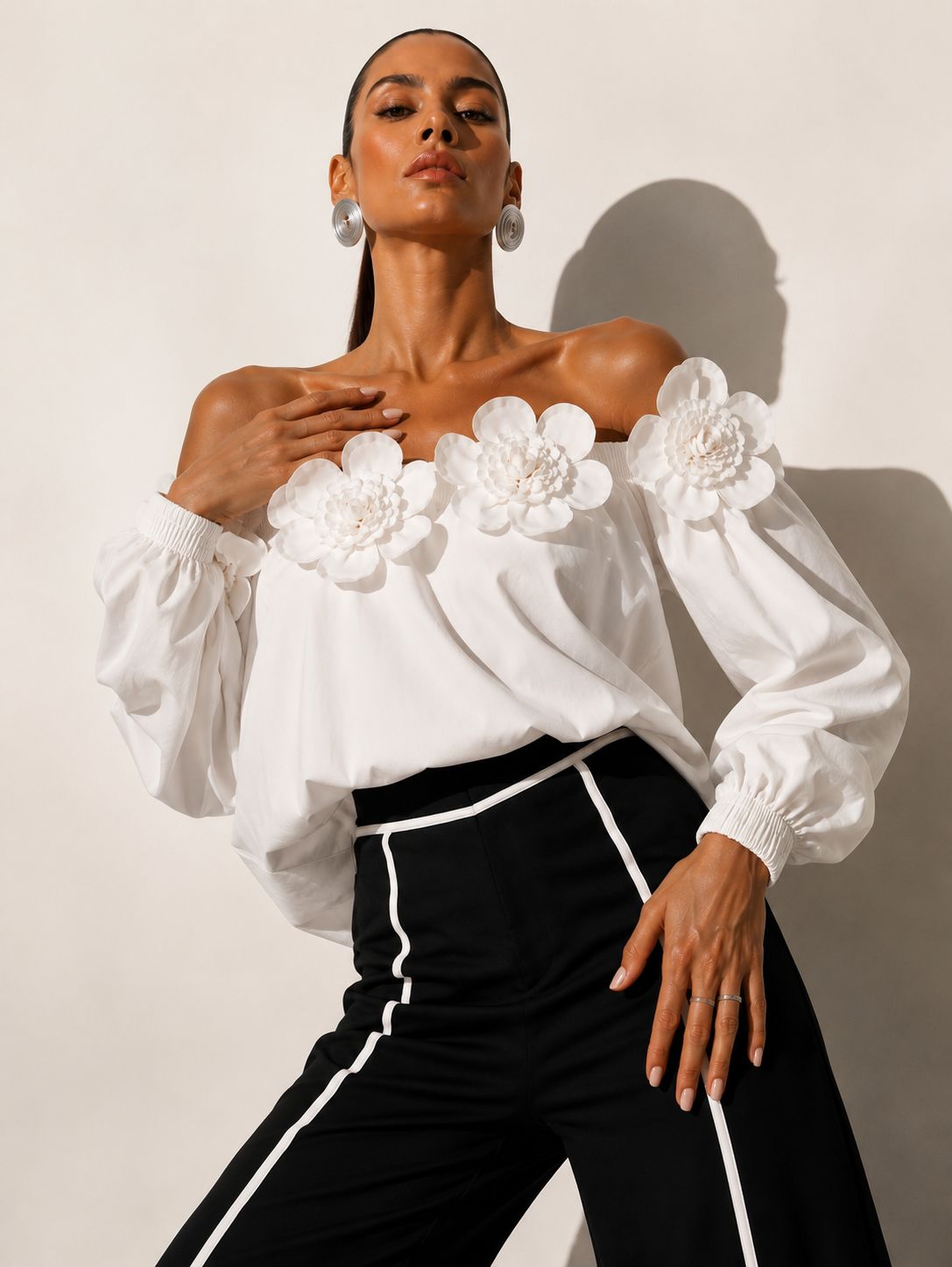 Blusa Magnoleah blanca