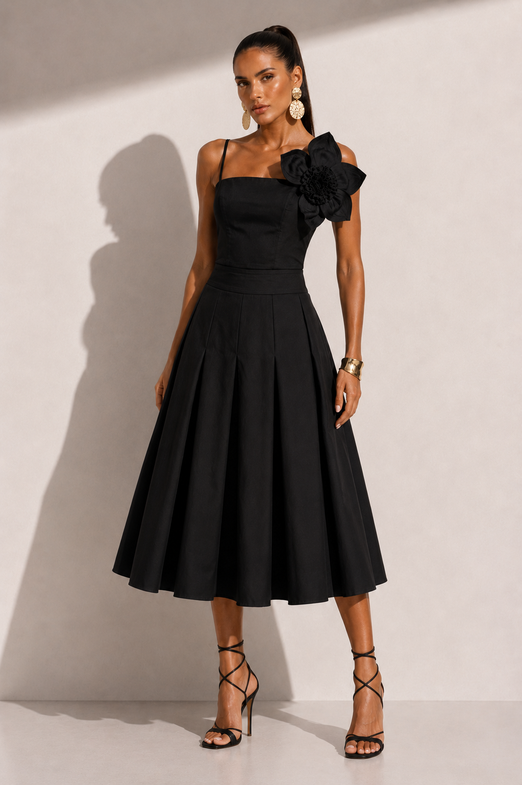 Falda Palmacera Negro