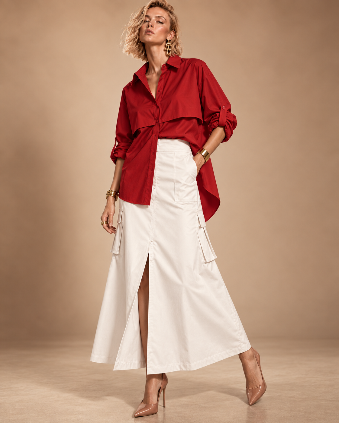 Blusa Favorita roja