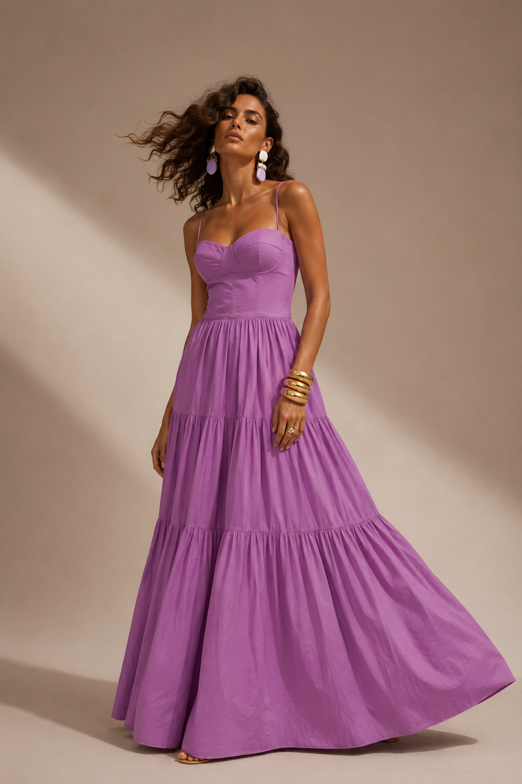 Vestido Pijao lila