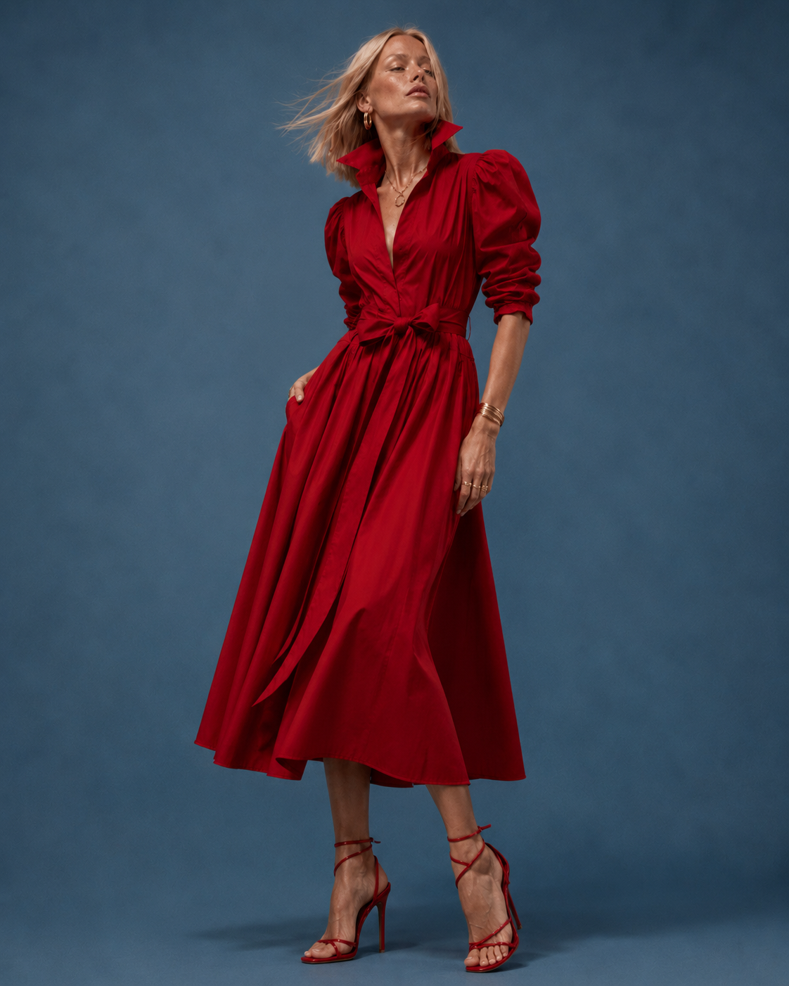 Vestido Miranda rojo