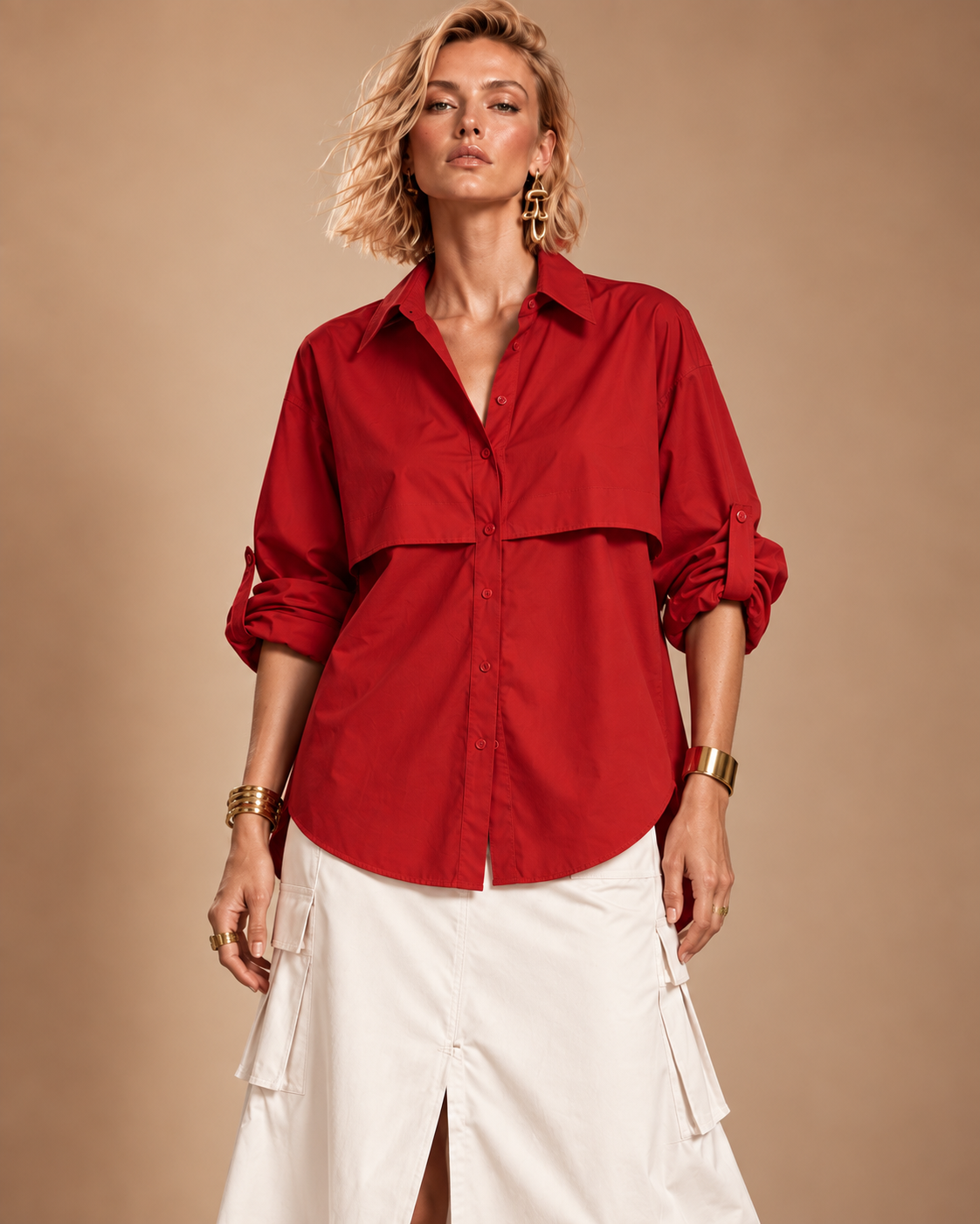 Blusa Favorita roja