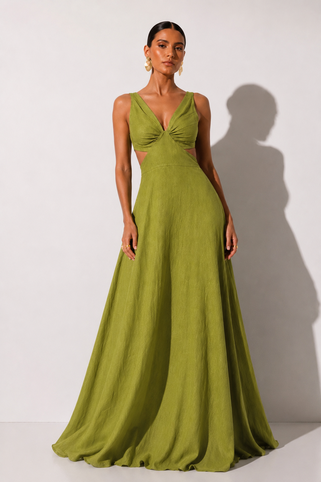 Vestido Quindio verde pistacho