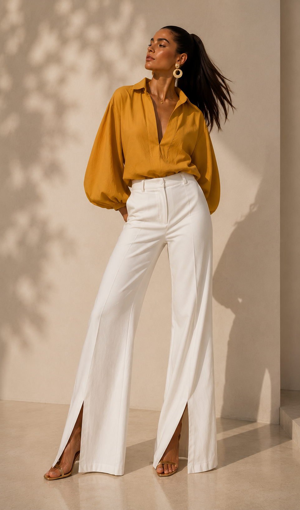 Blusa Popular Mostaza