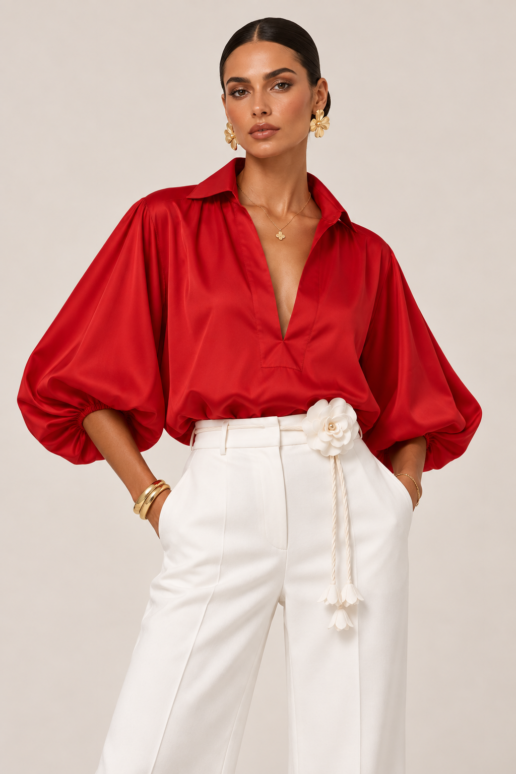 Blusa Popular rojo