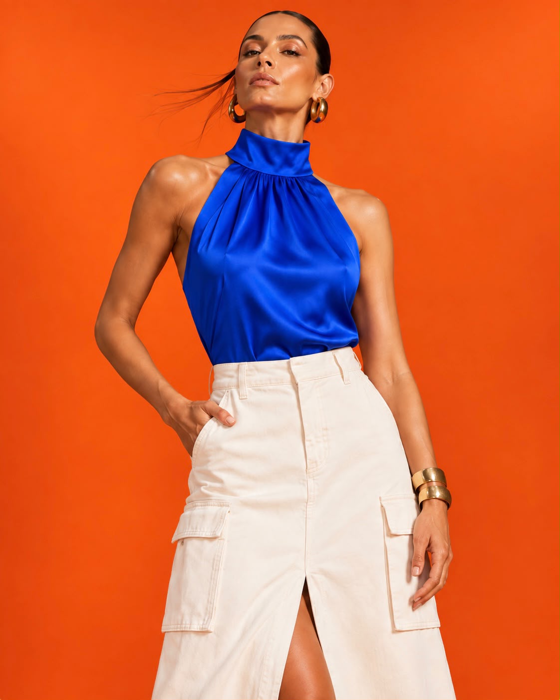 Blusa Apolito azul