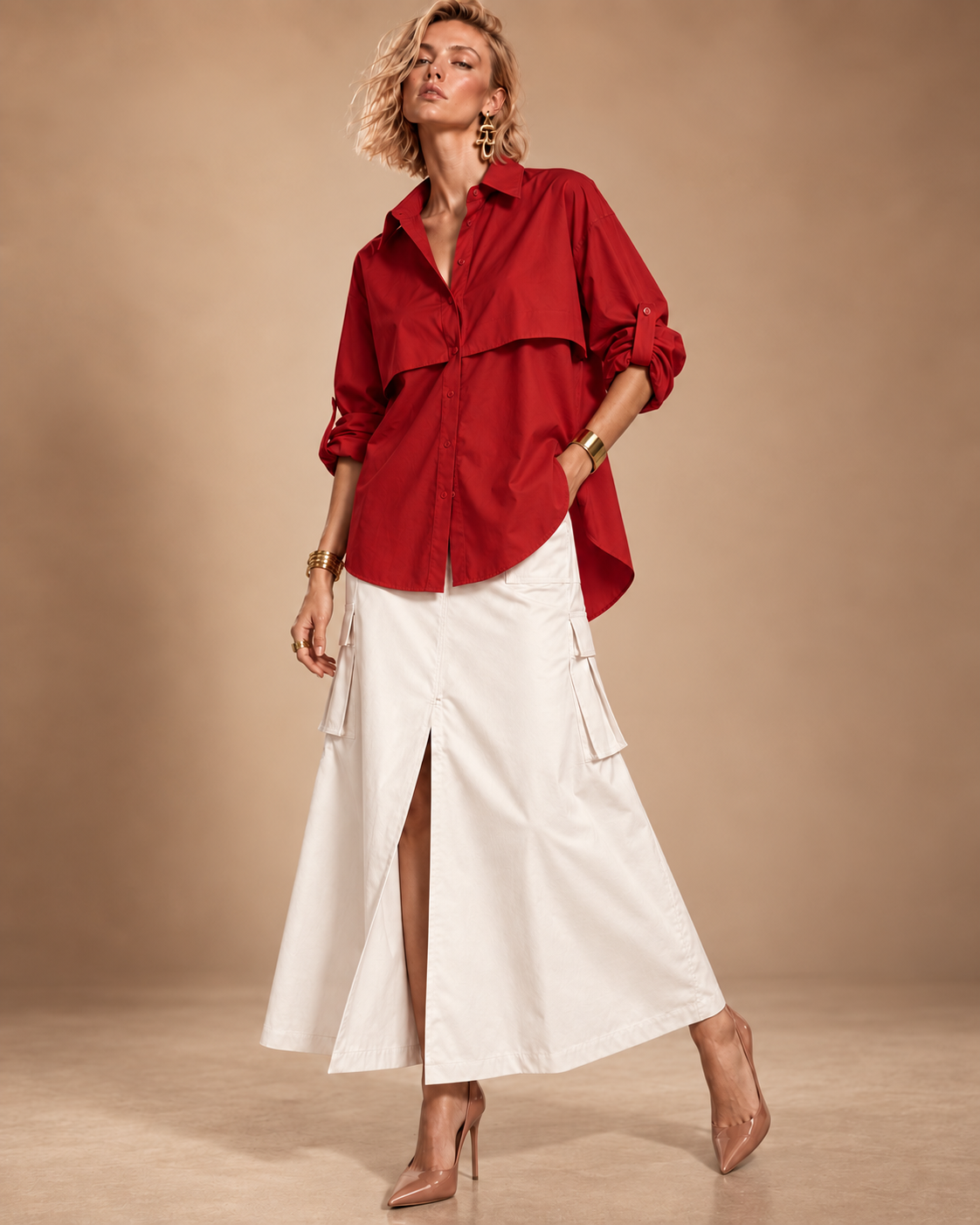 Blusa Favorita roja