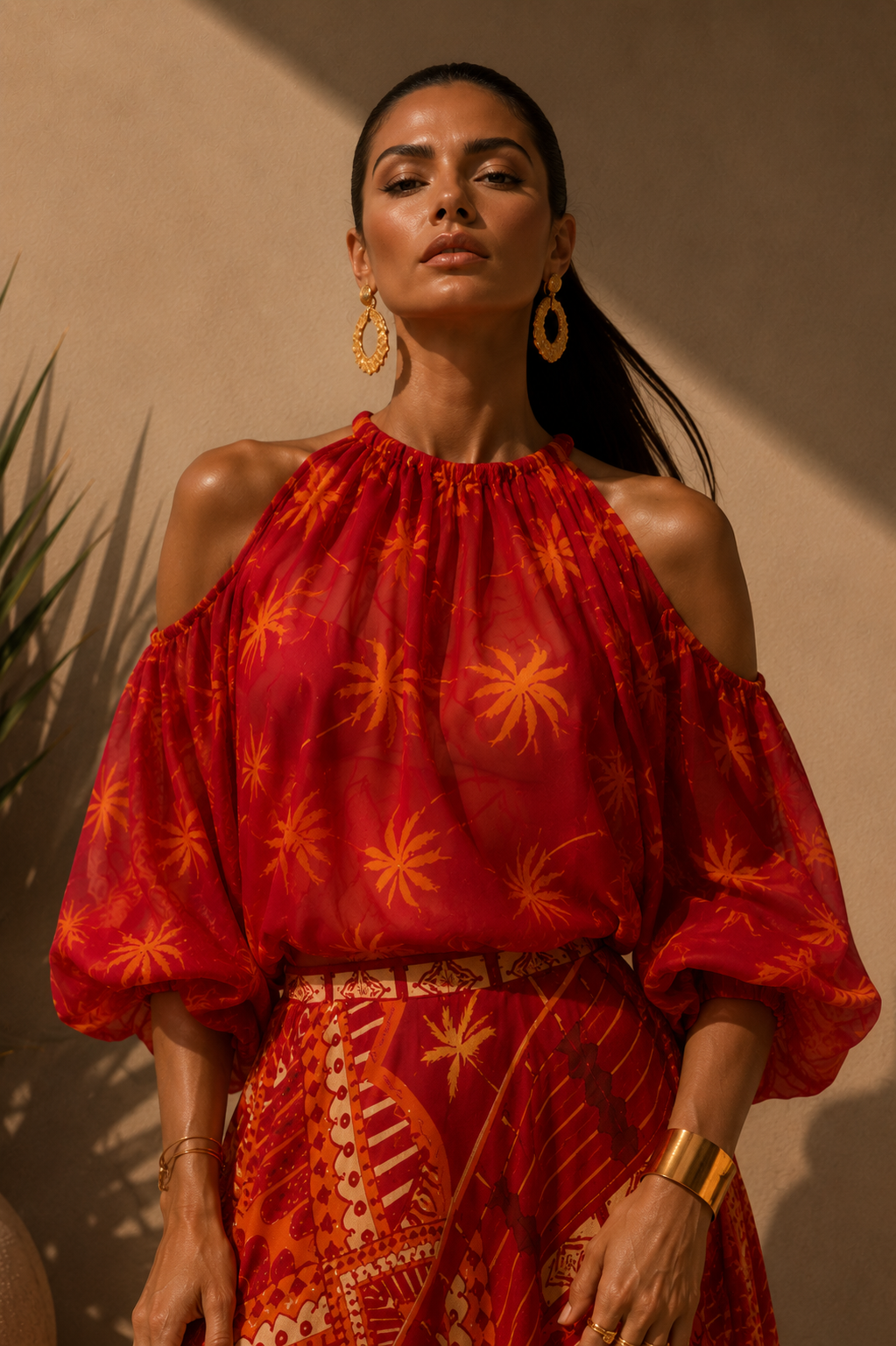 Blusa Bingo Palmeras Salento