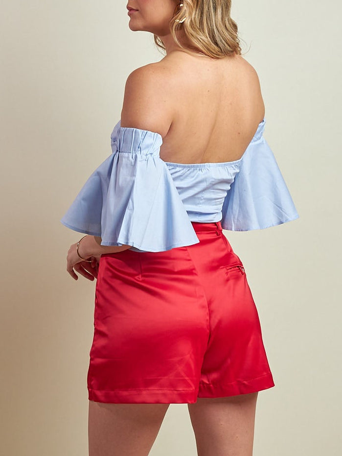 Blusa Agustina Celeste