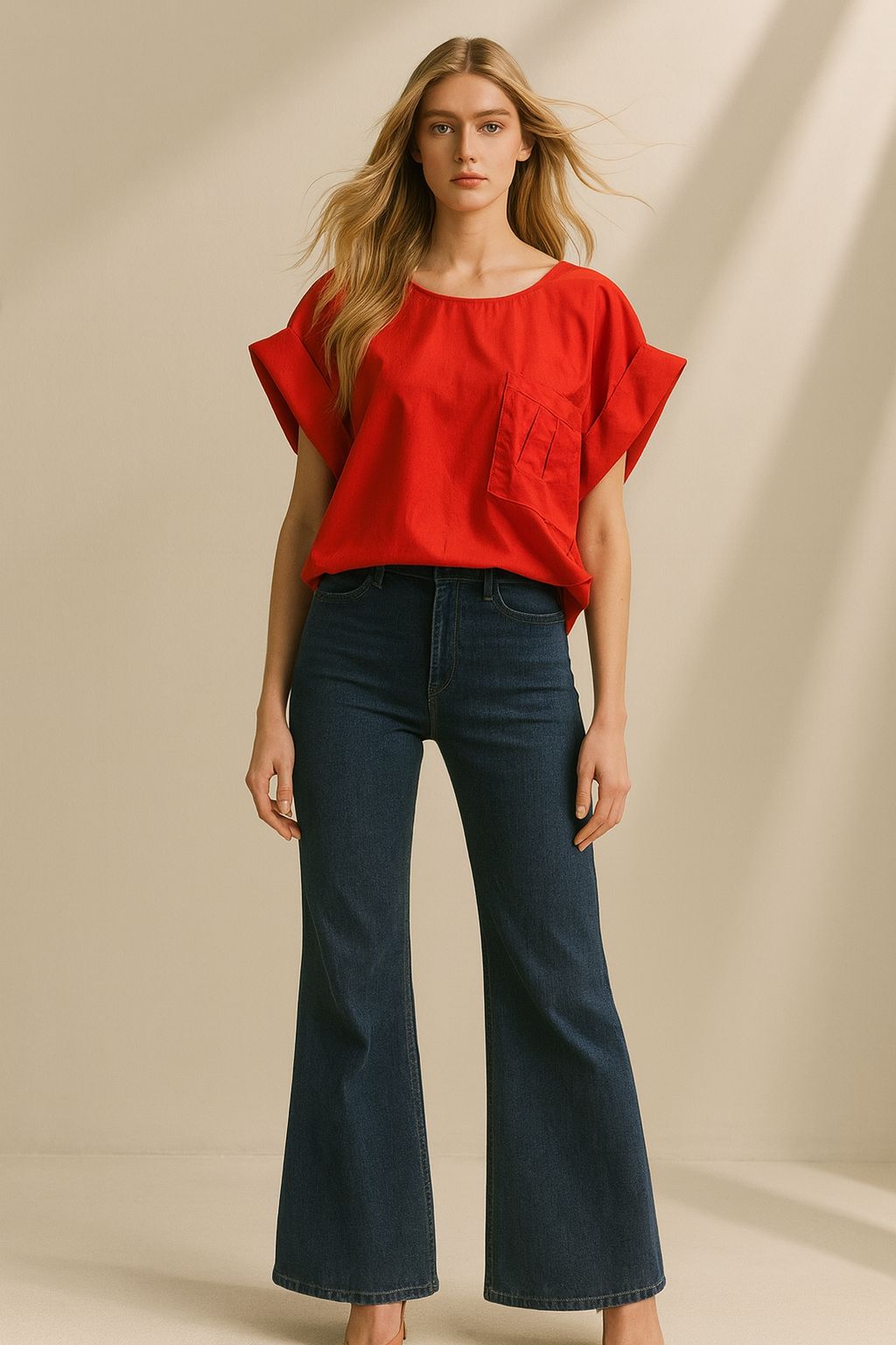 Blusa Felicidad Rojo U