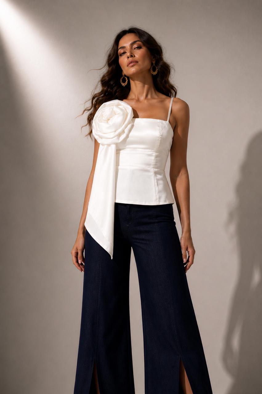 Blusa Eucas Blanca