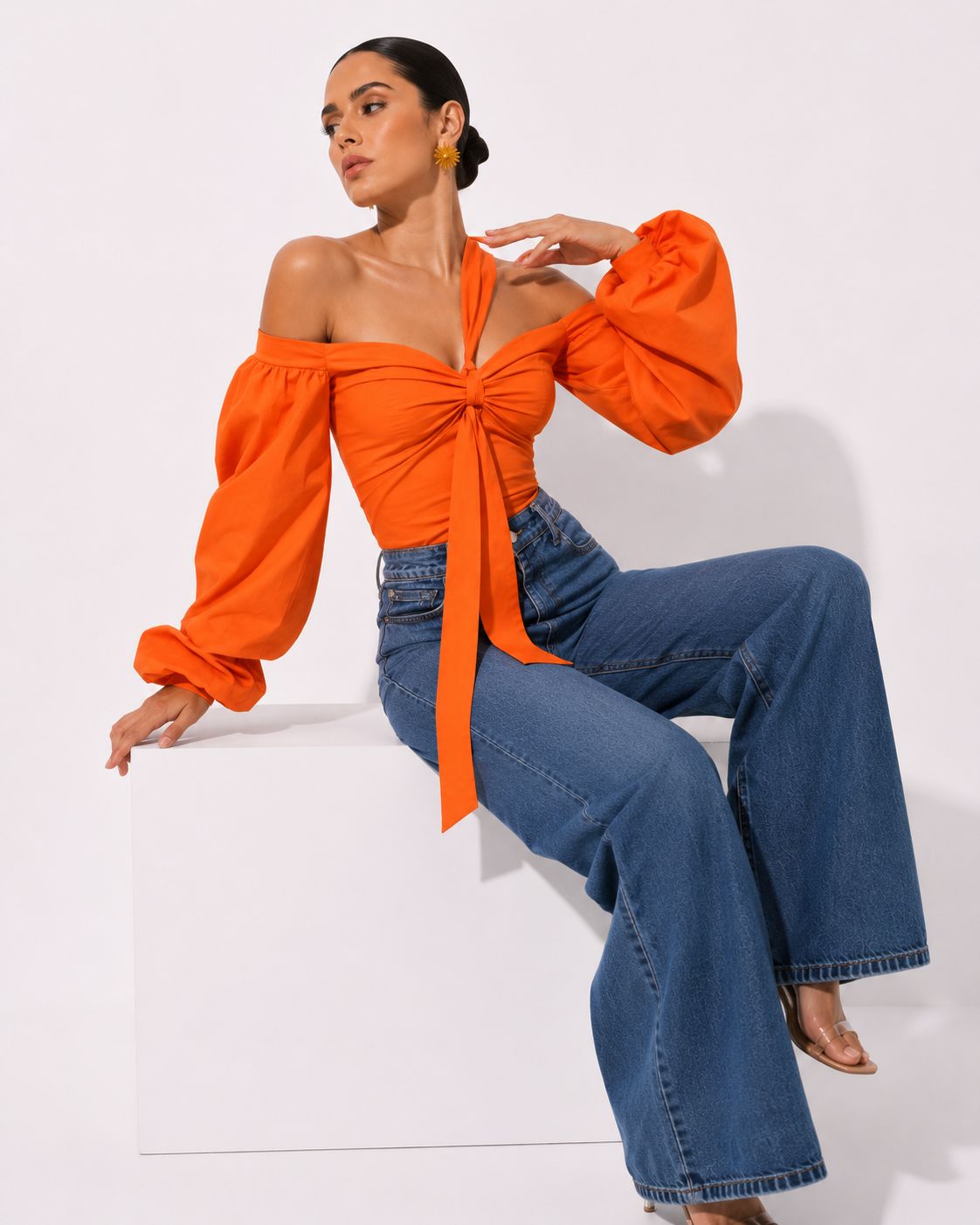 Blusa Octavia Naranja