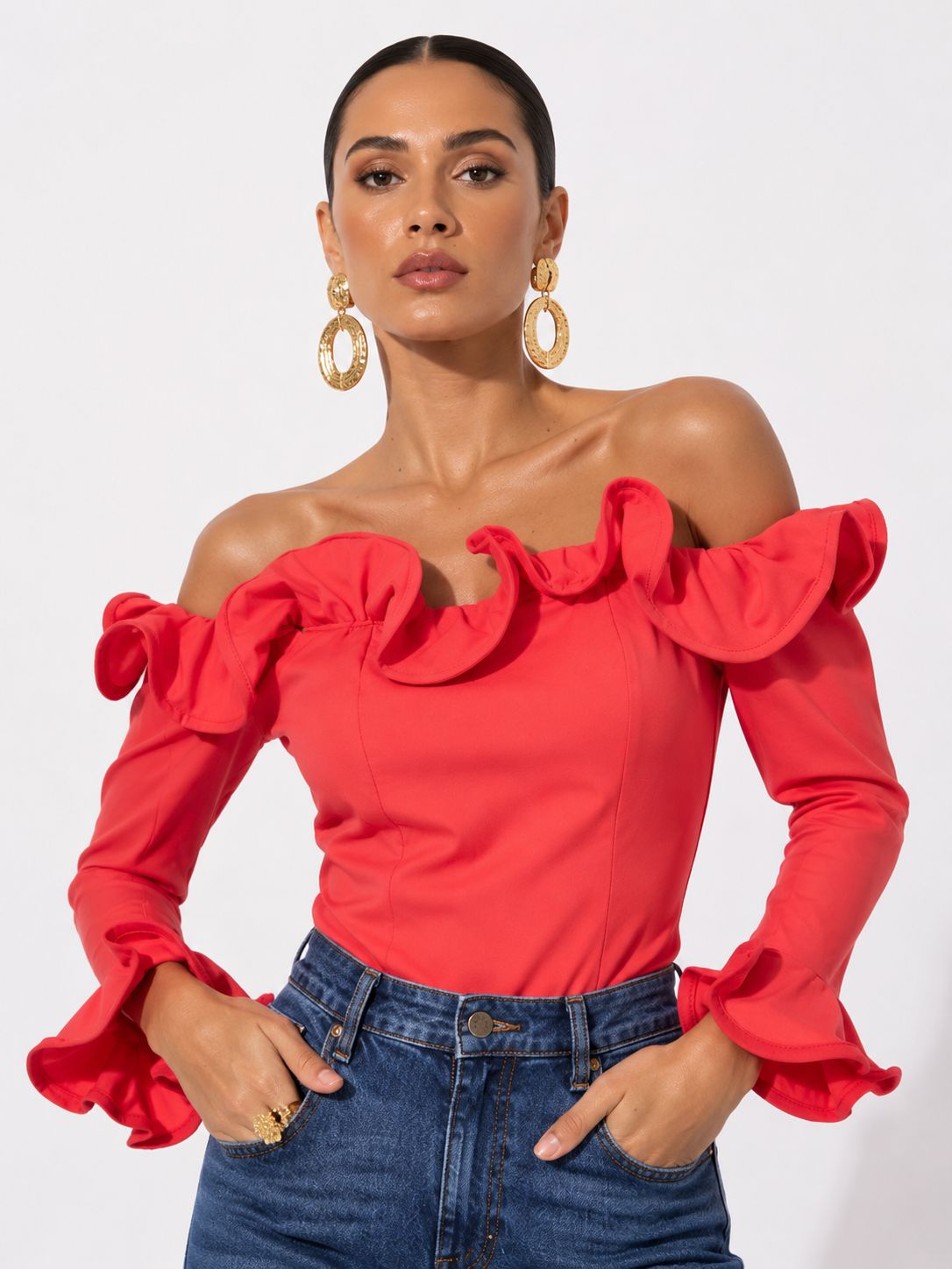 Blusa Tropico Rojo
