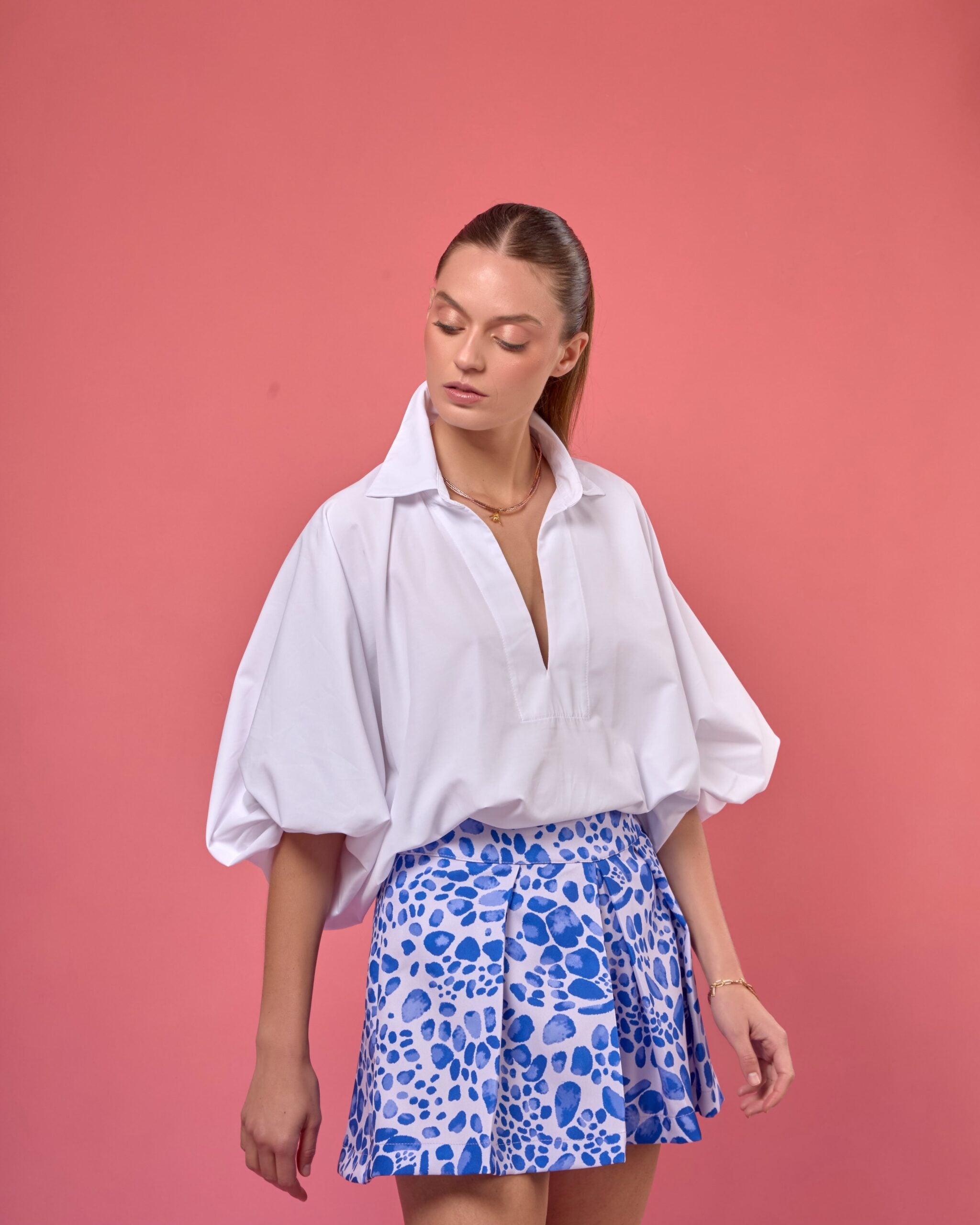 Short Kiuti Manchitas Azul
