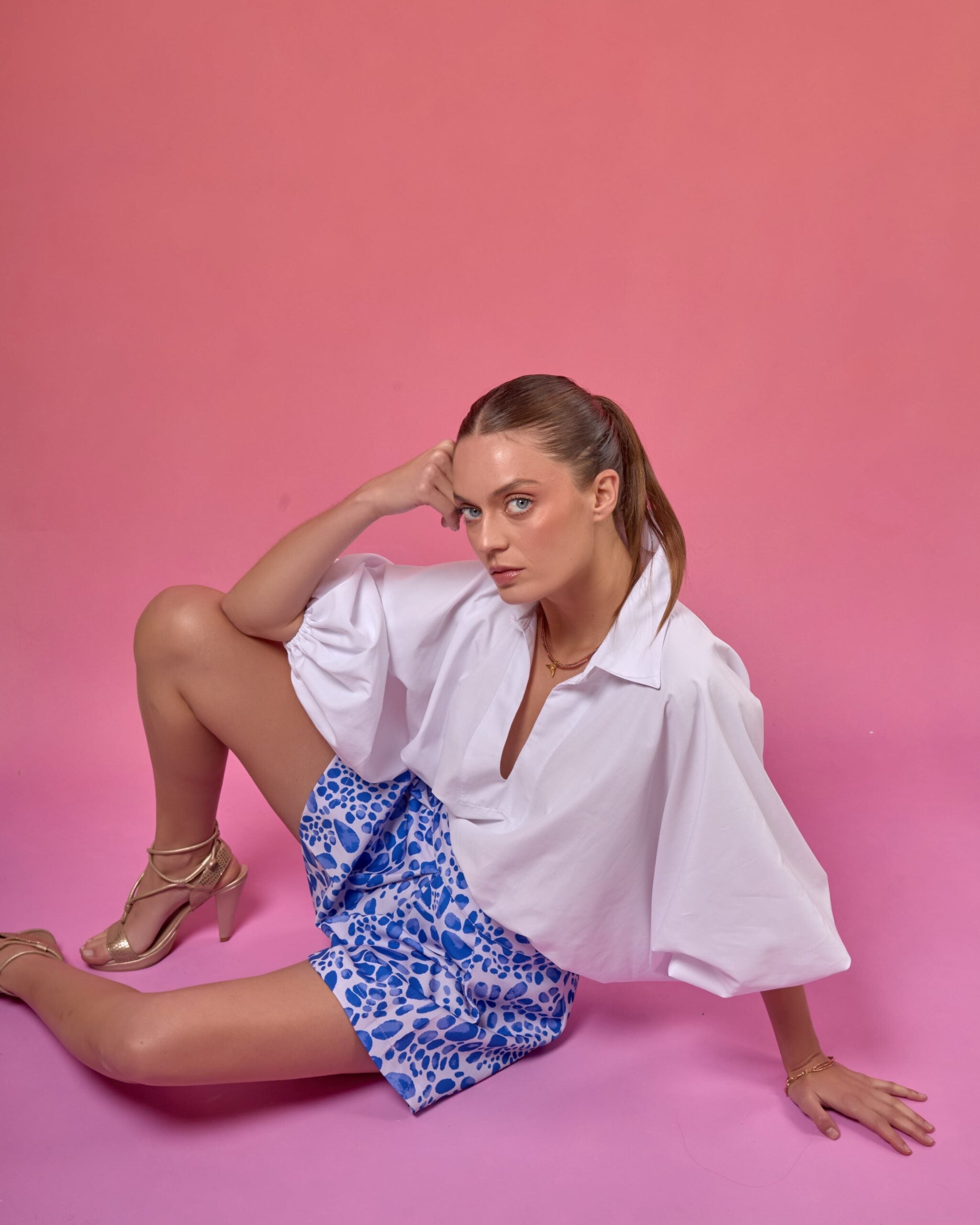 Short Kiuti Manchitas Azul