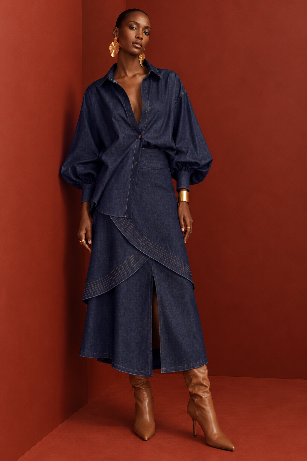 Blusa Shak denim
