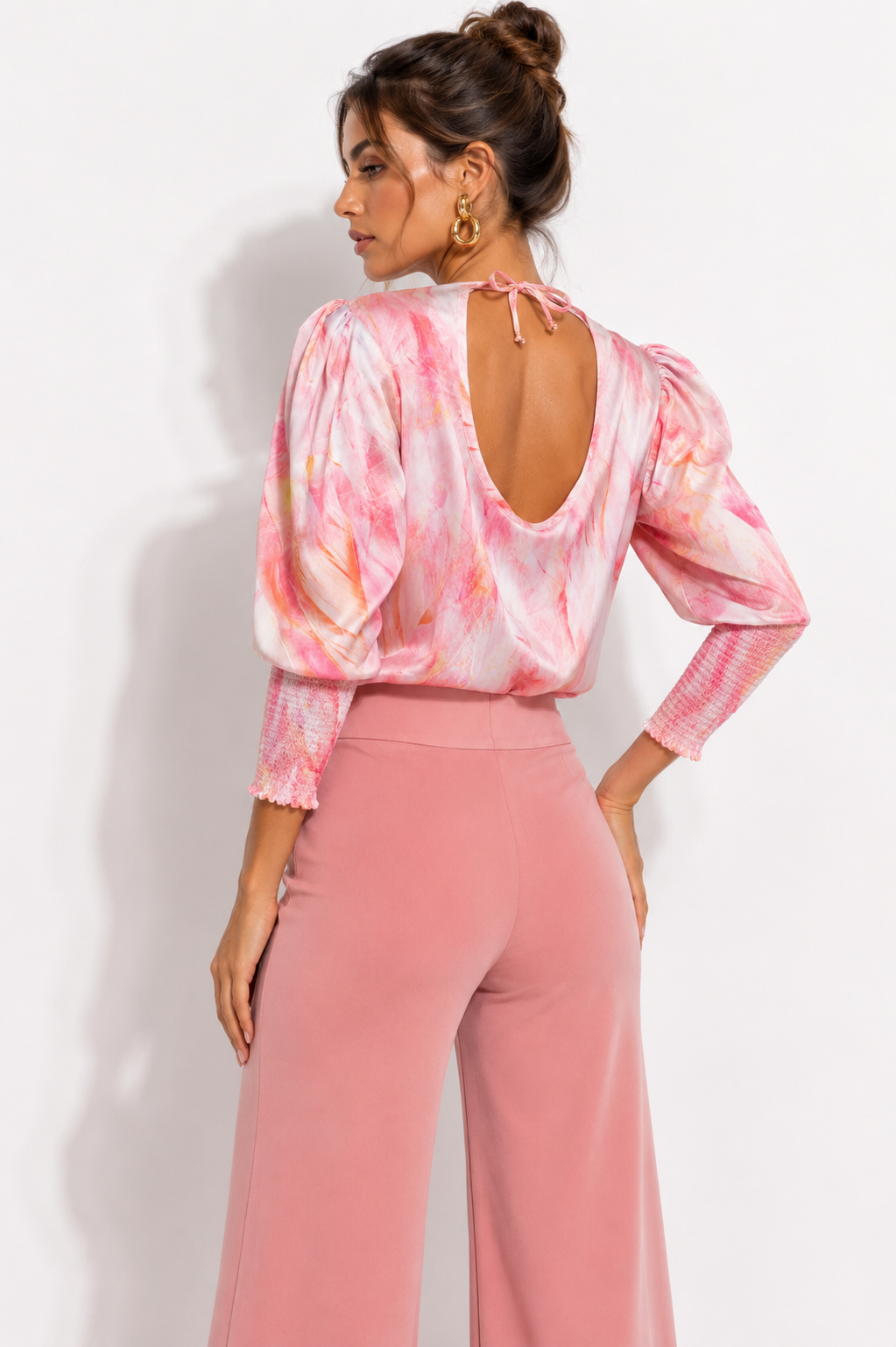 Blusa Arkansas Plumas Salmon