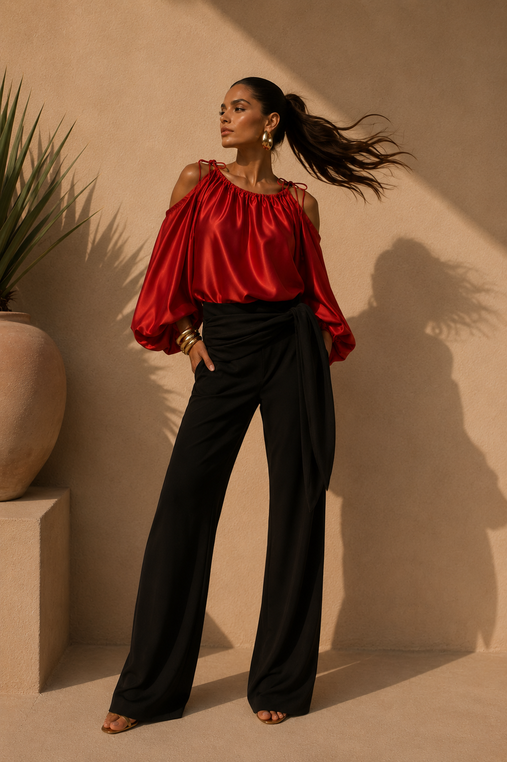 Blusa Bingo rojo