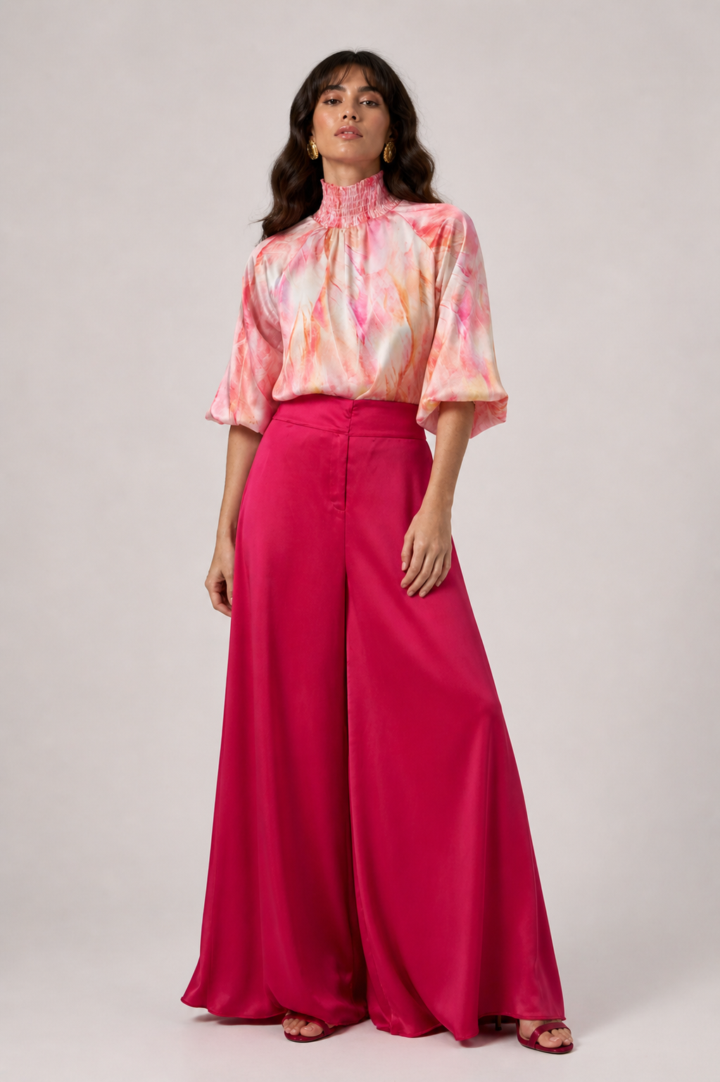Blusa Brestel Plumas Salmon
