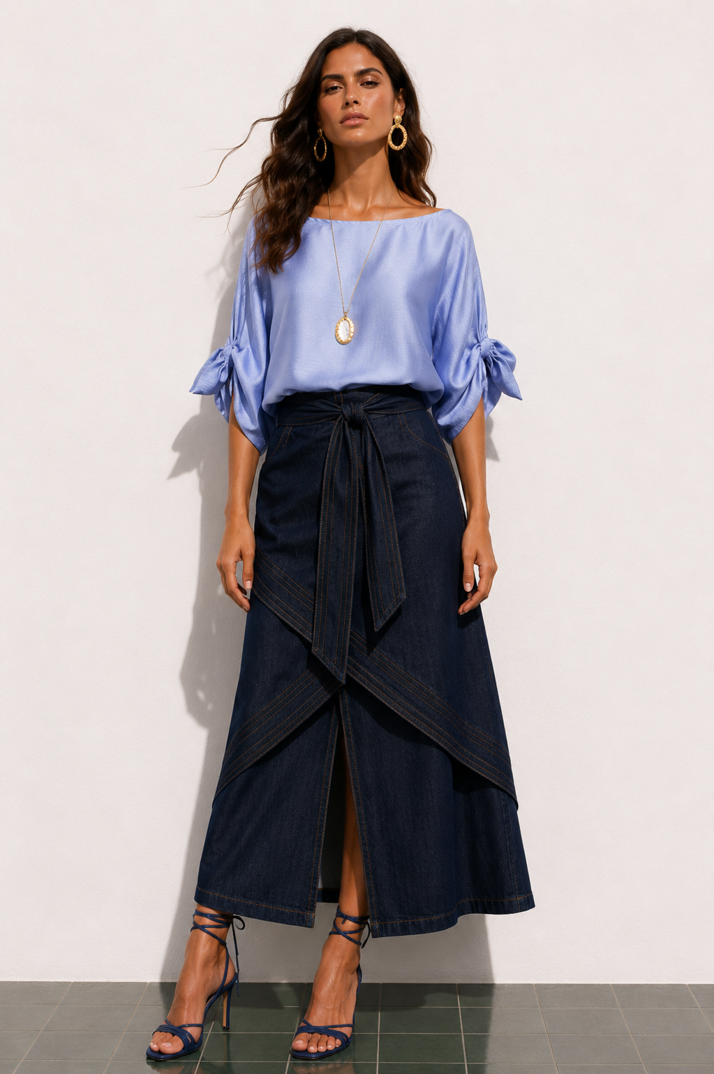 Blusa Greeicy 2 baby blue
