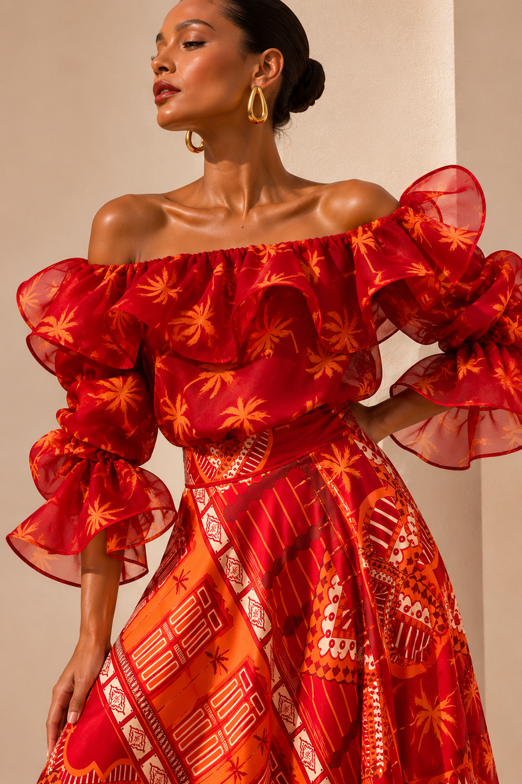 Blusa Salamina Palmeras Salento