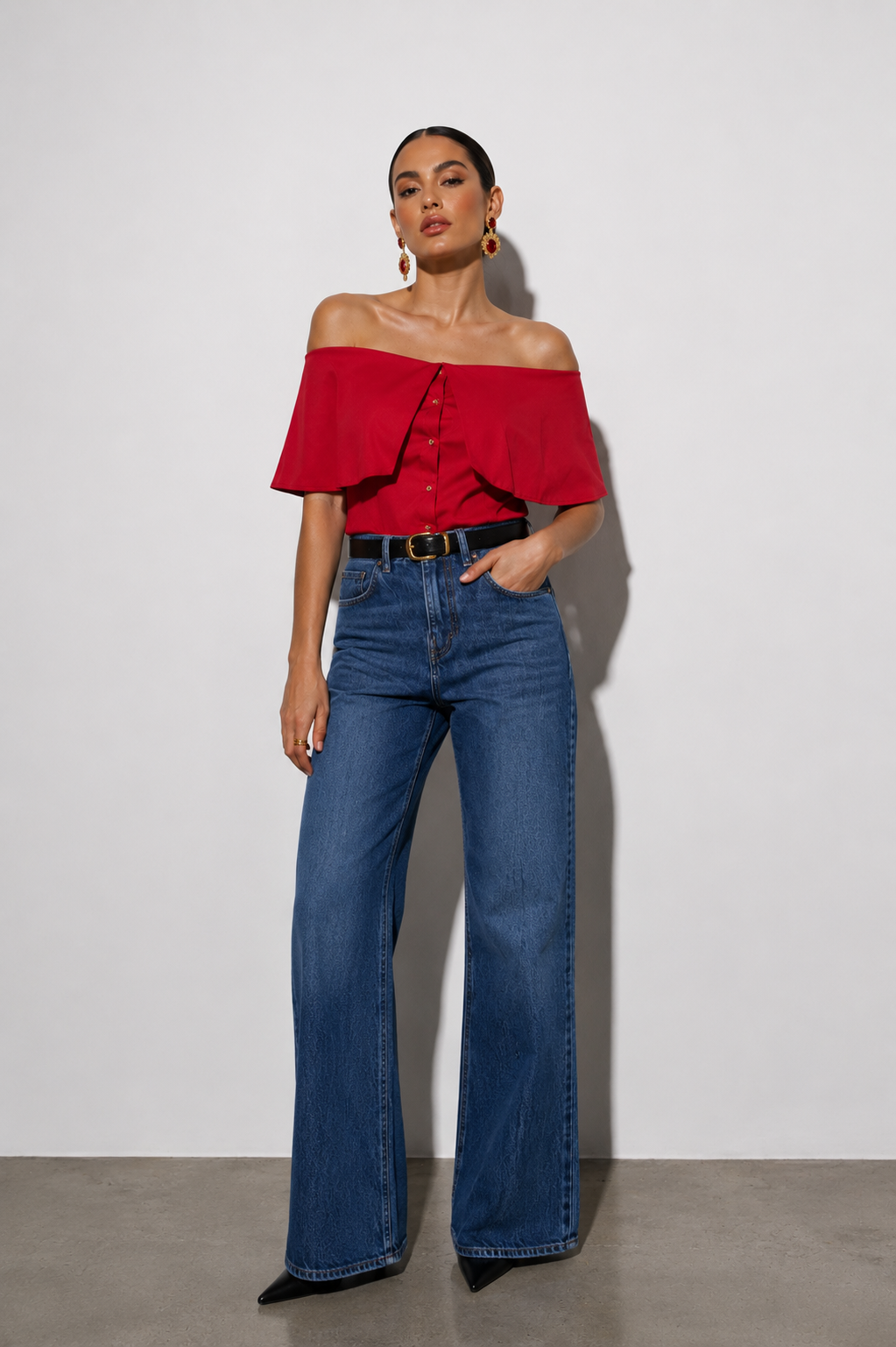 Blusa Turin Rojo
