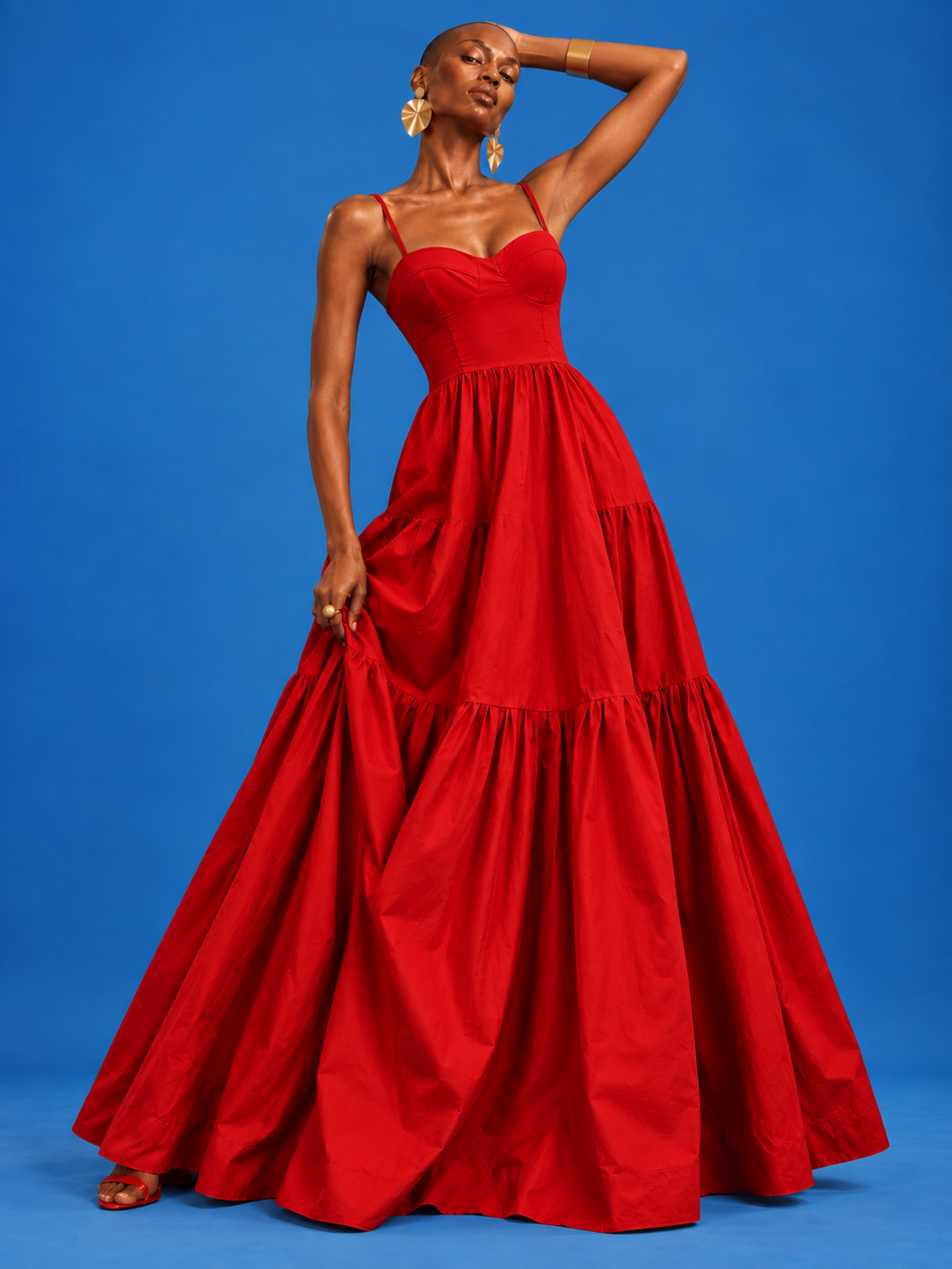 Vestido Pijao rojo
