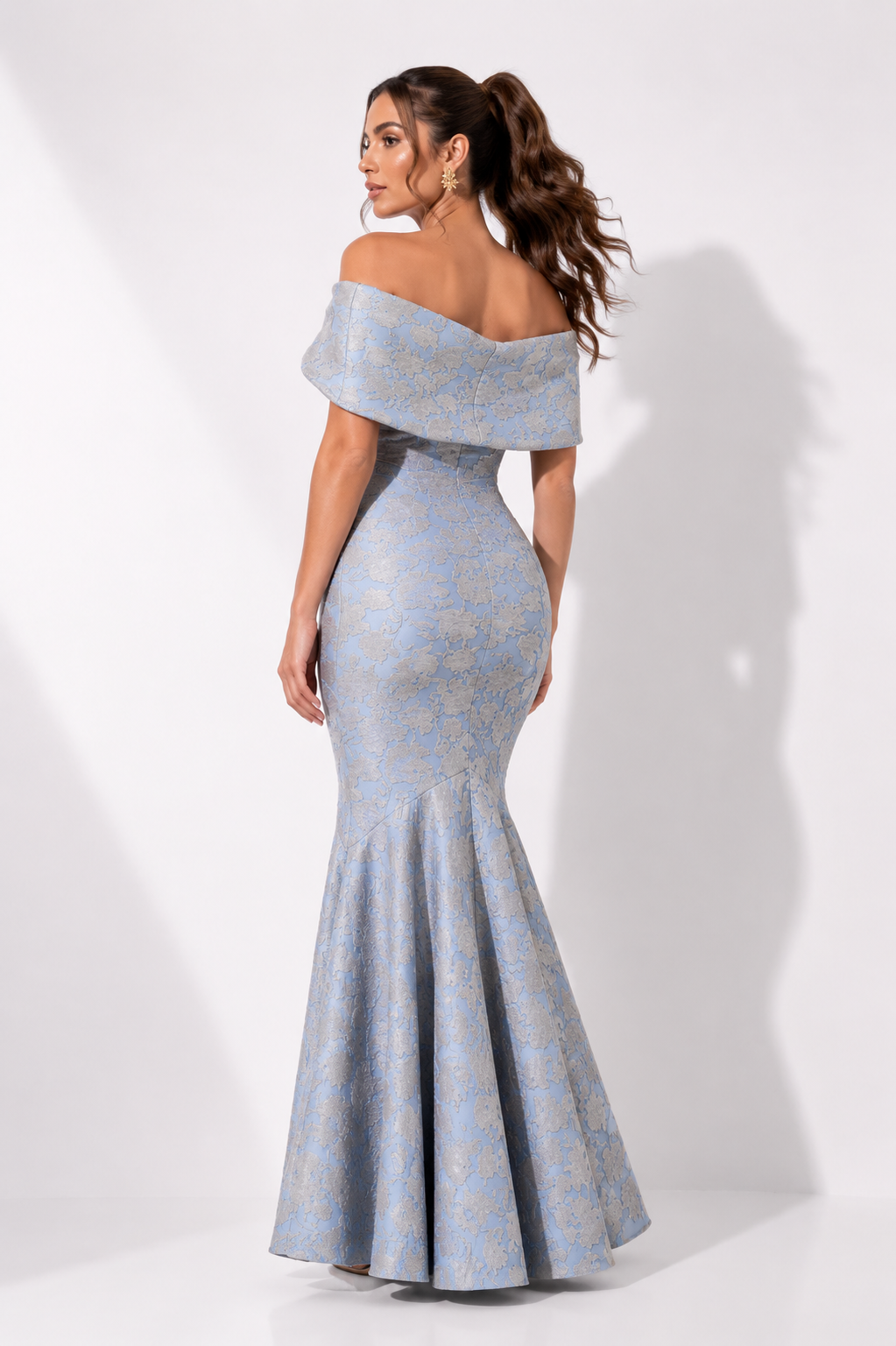 Vestido Sabina Ii Estampado Azul