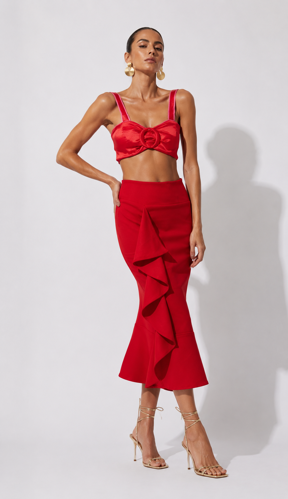 Falda Tania Rojo