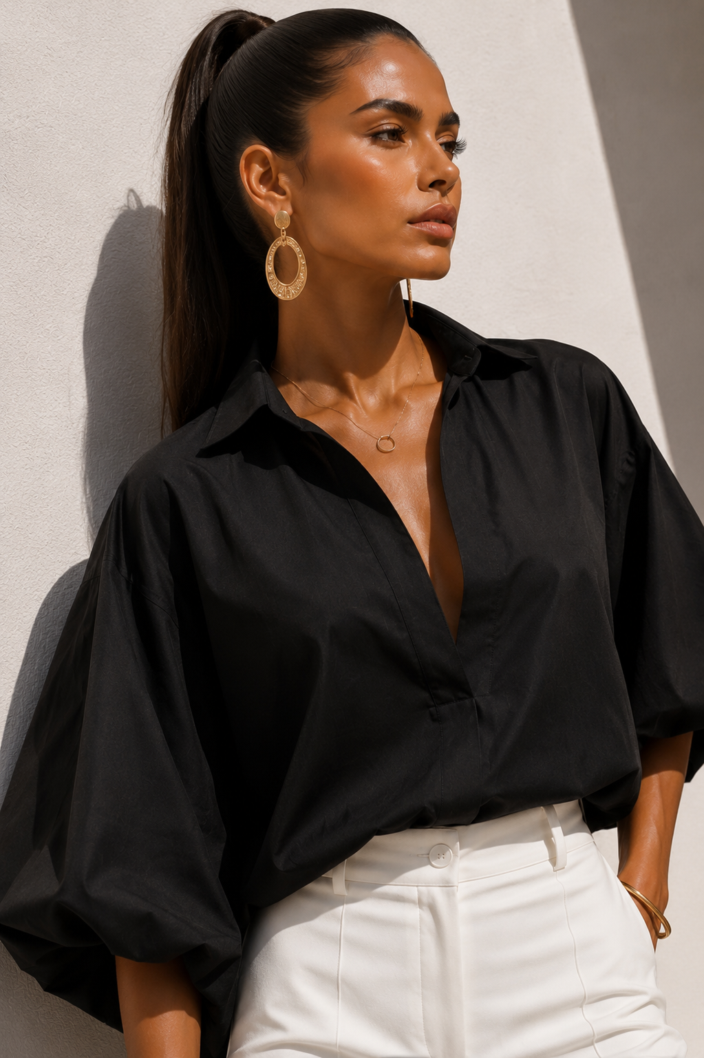 Blusa Popular Negro
