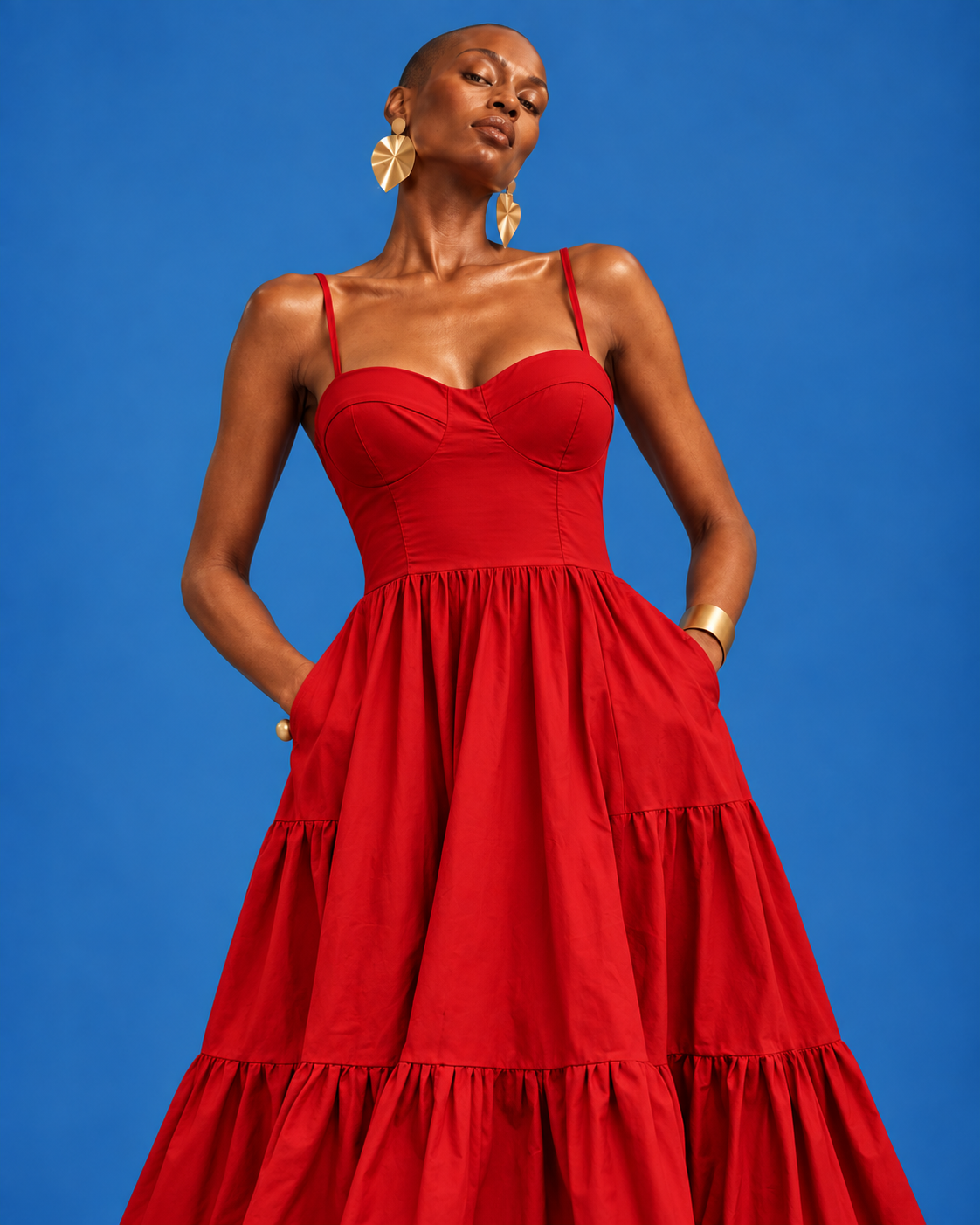 Vestido Pijao rojo