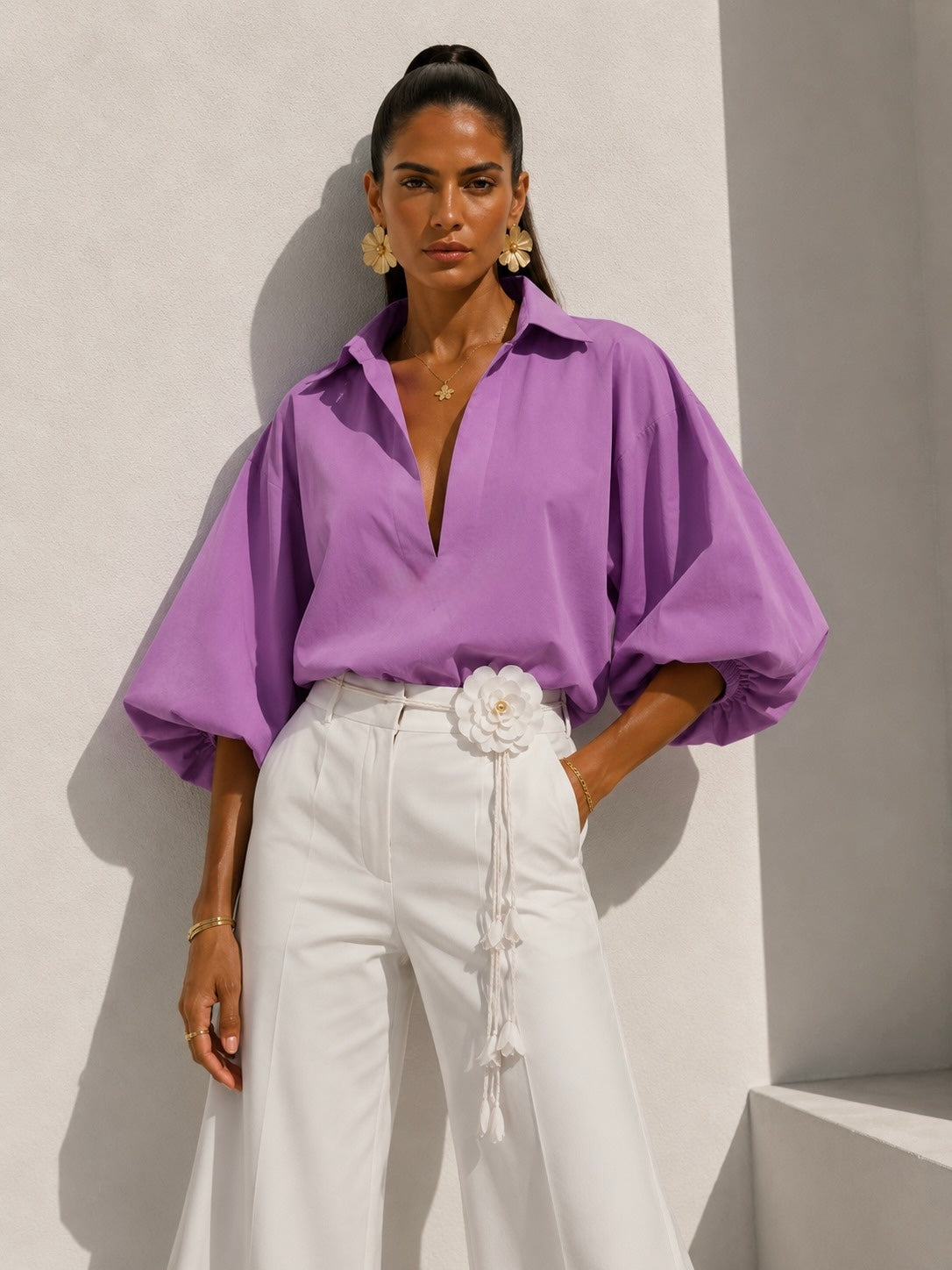 Blusa Popular Lila