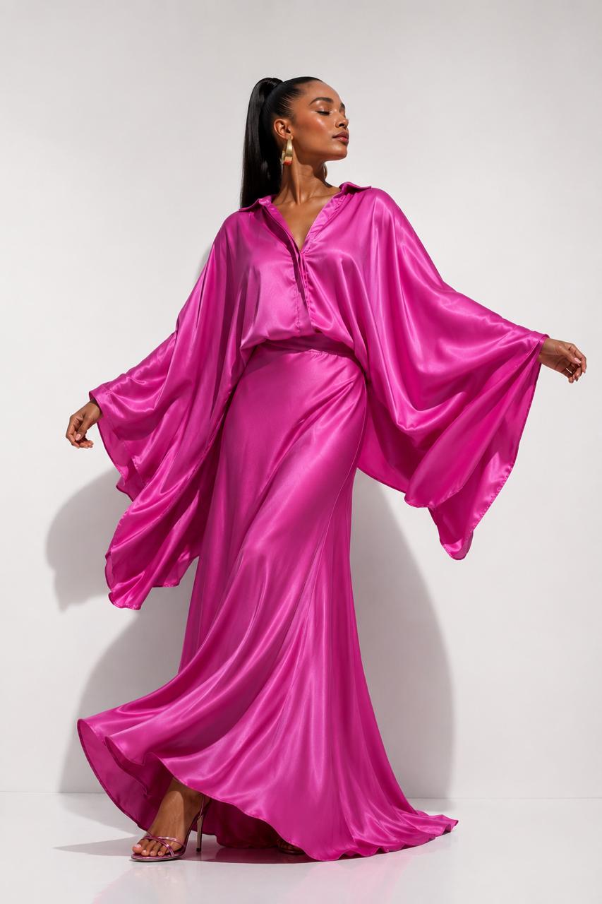 Falda Ceray Fucsia