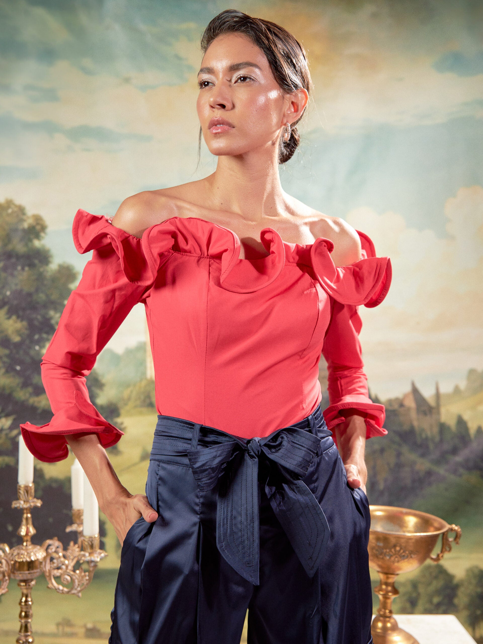 Blusa Tropico Rojo