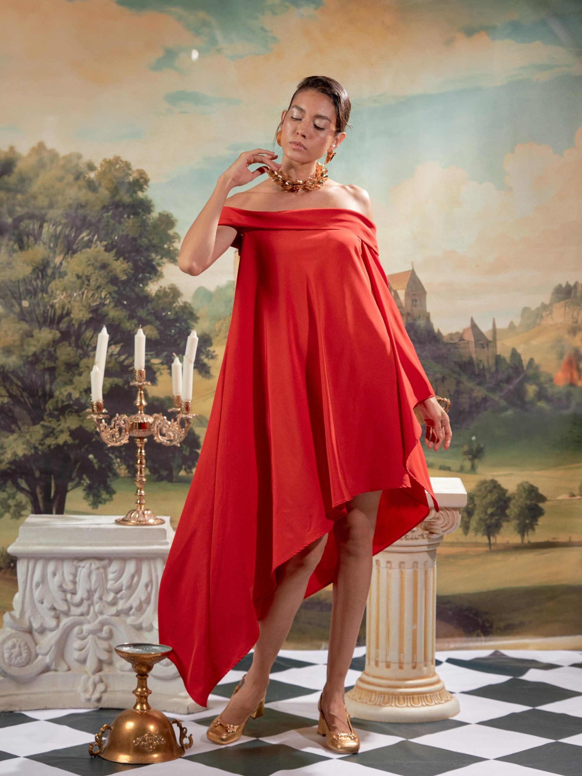 Vestido Sanai Rojo