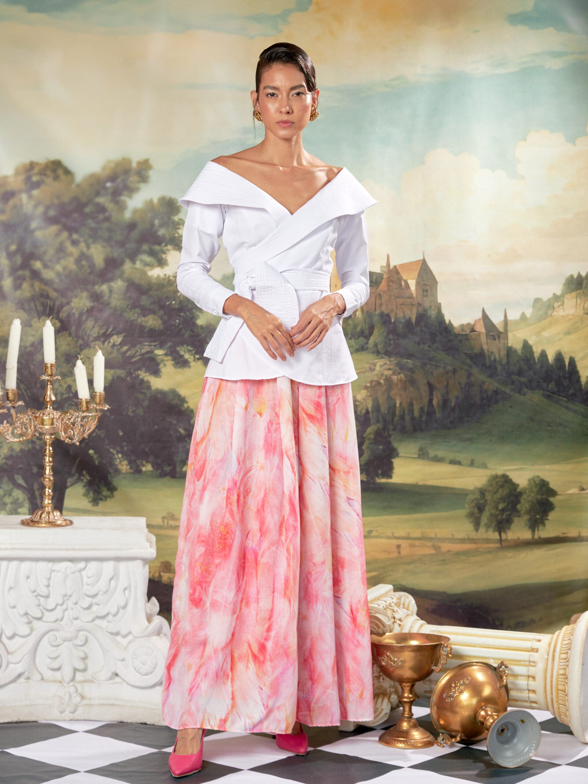 Blusa Corales Blanco