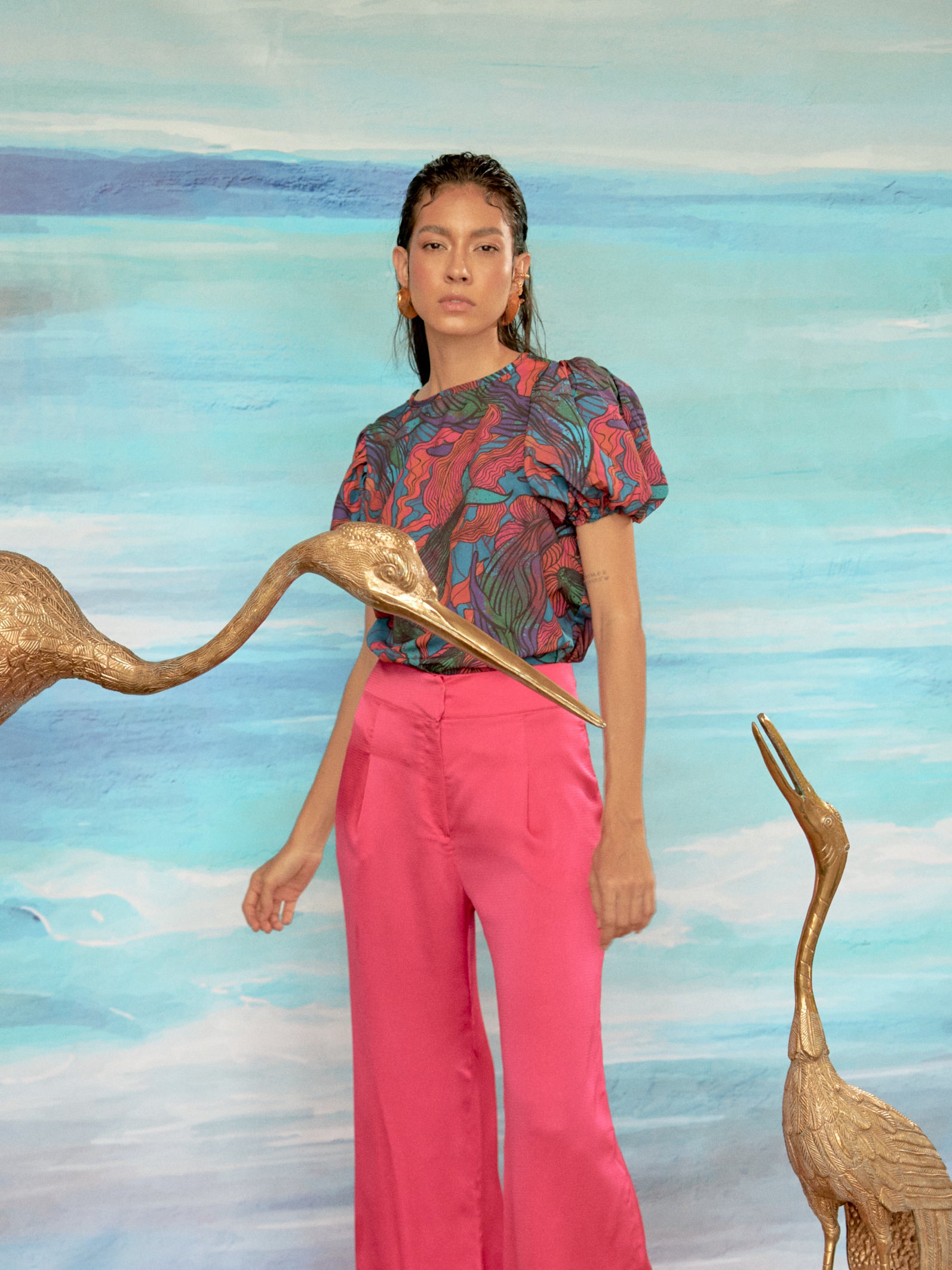 Blusa Nieves Ballenas Vibrantes