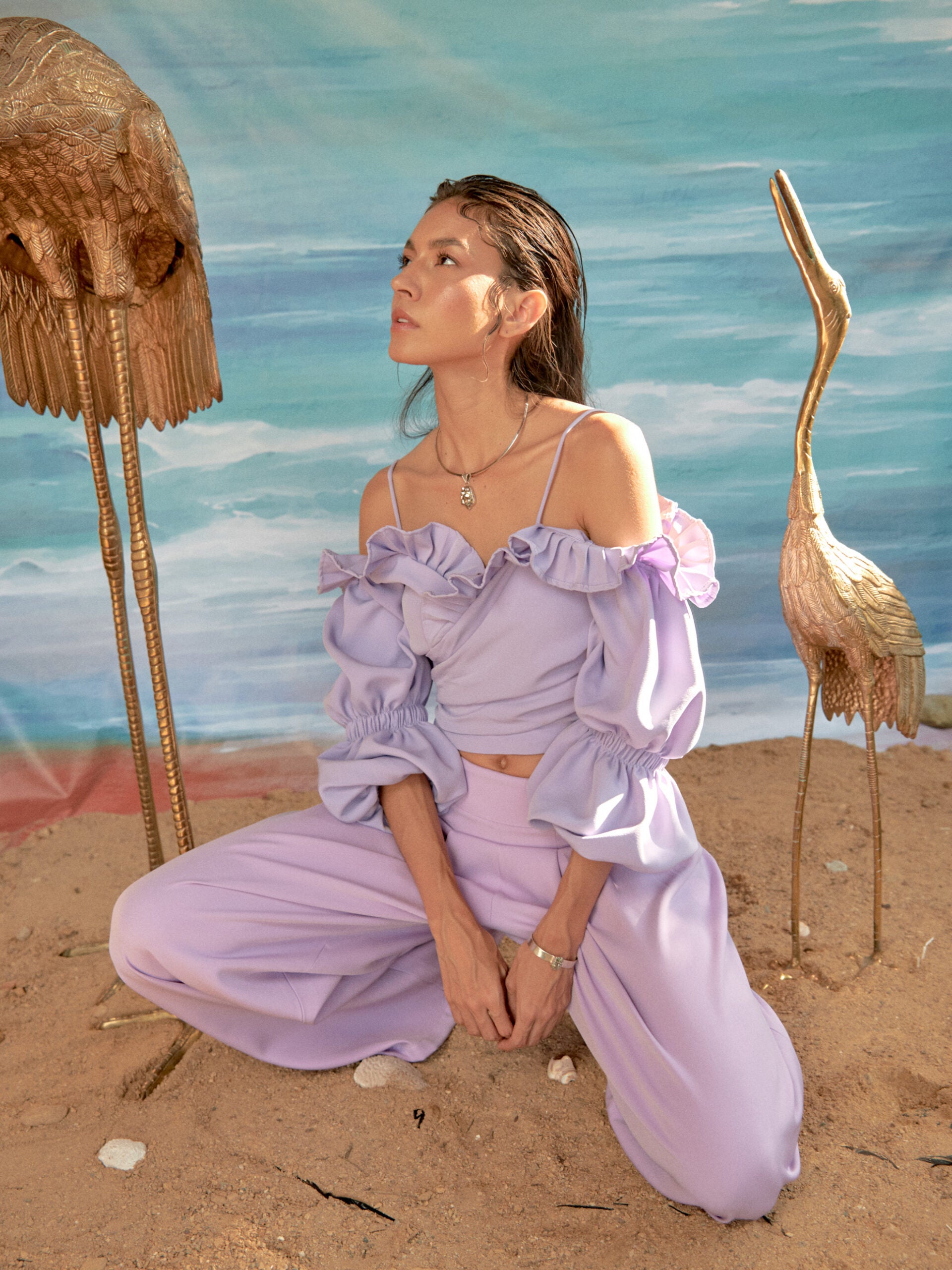 Blusa Tuck Lila