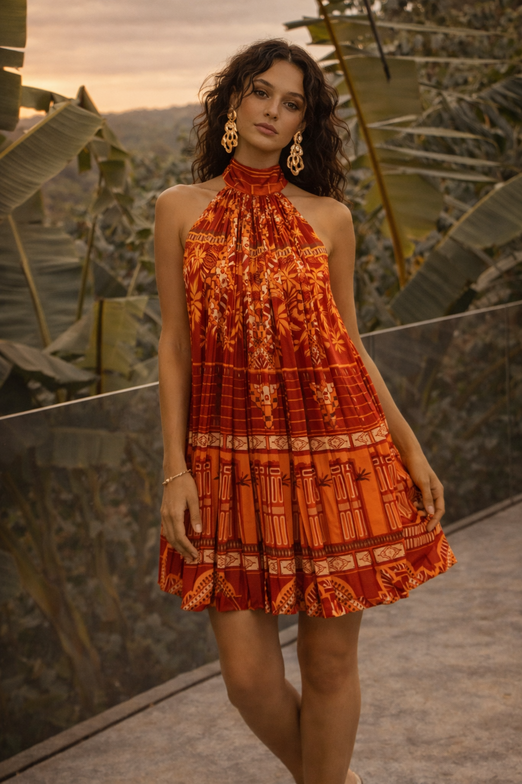 Vestido Salento estampado salento