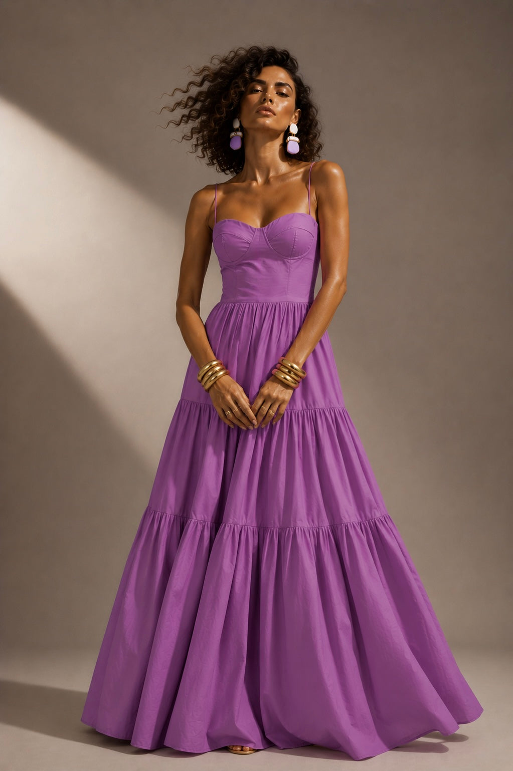 Vestido Pijao lila