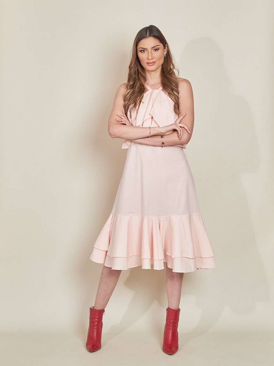 Vestido Canarias Rosado