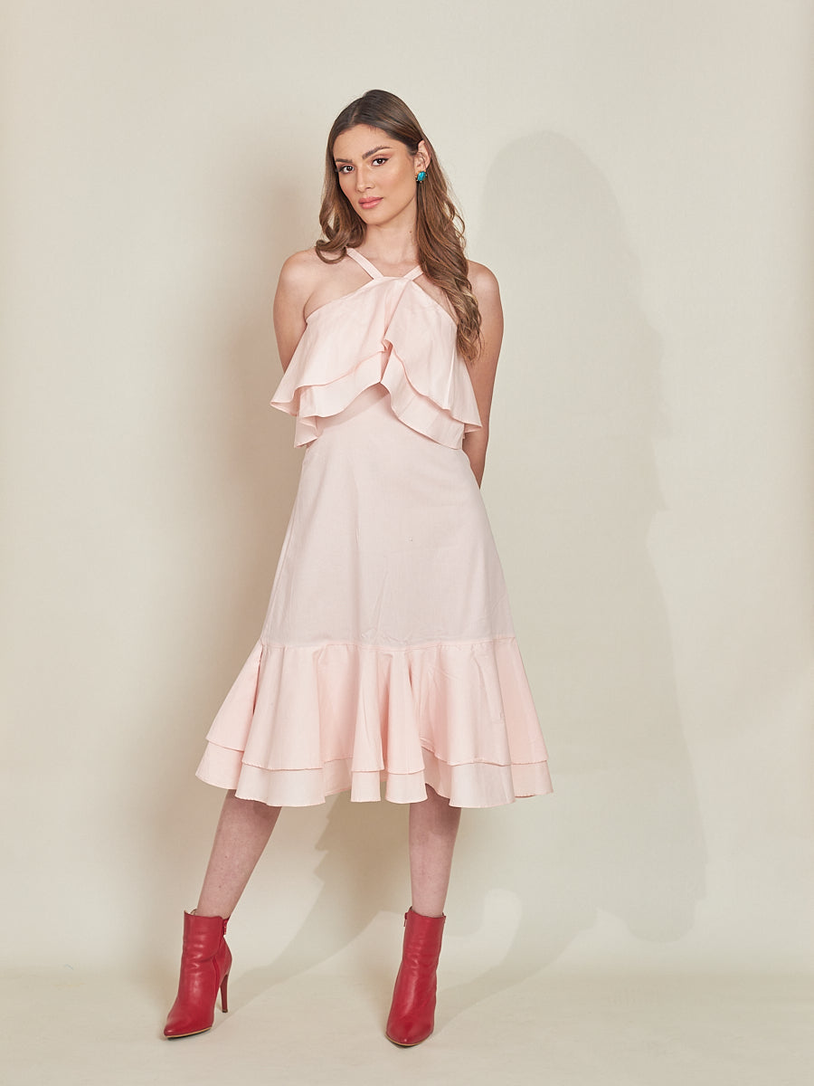Vestido Canarias Rosado