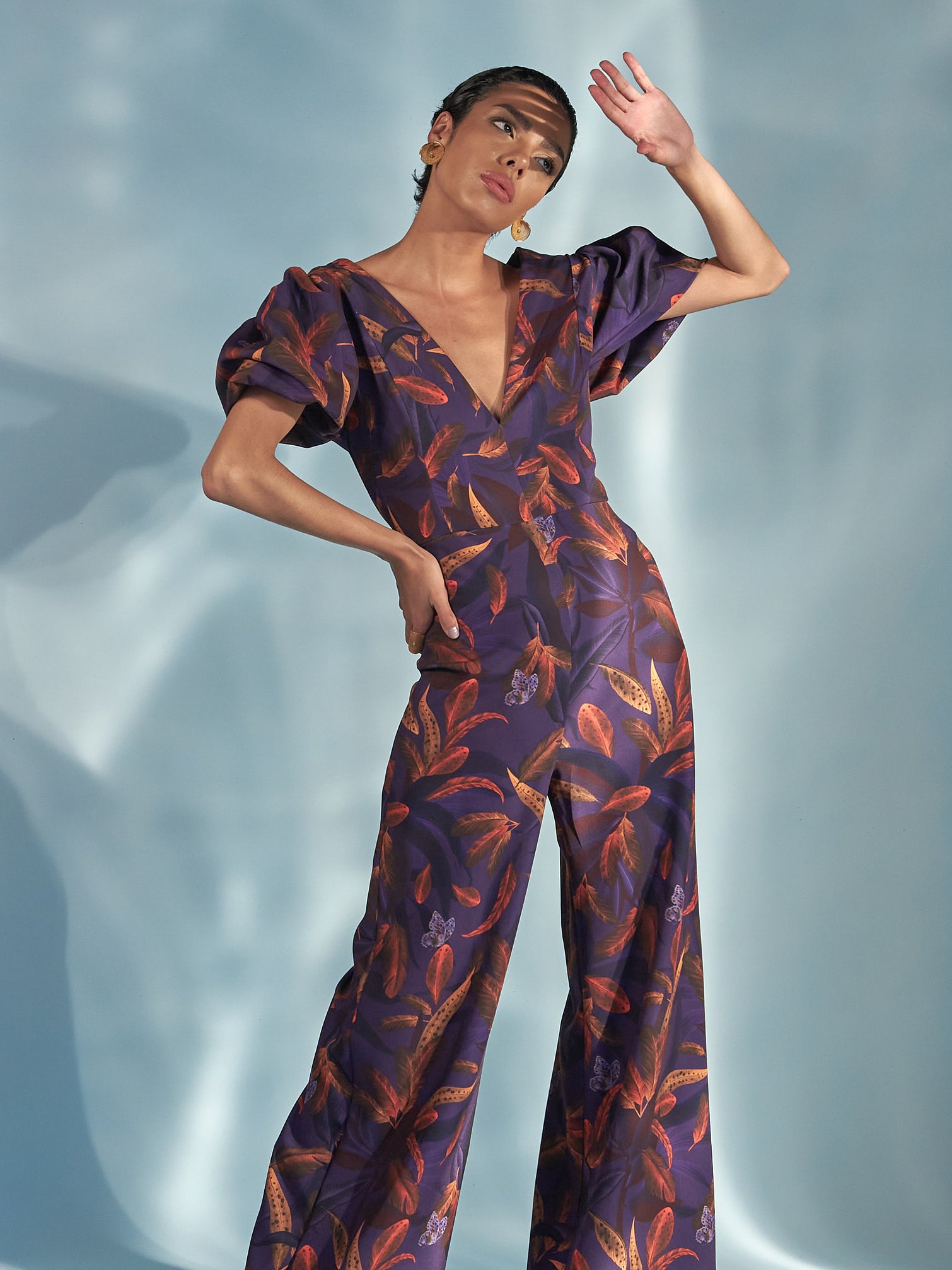Enterizo Malva Estampado Multi Morado