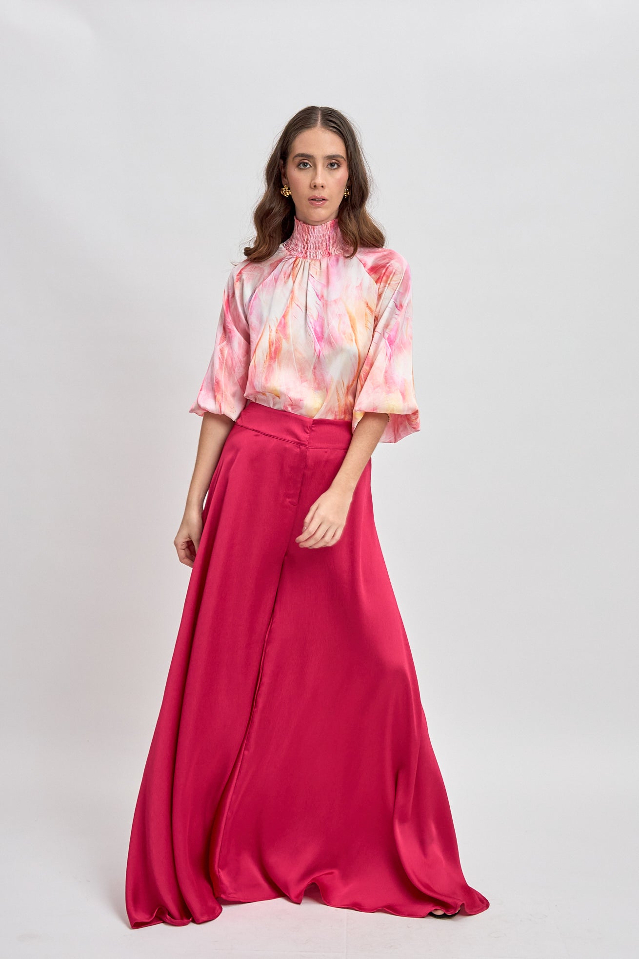 Blusa Brestel Plumas Salmon