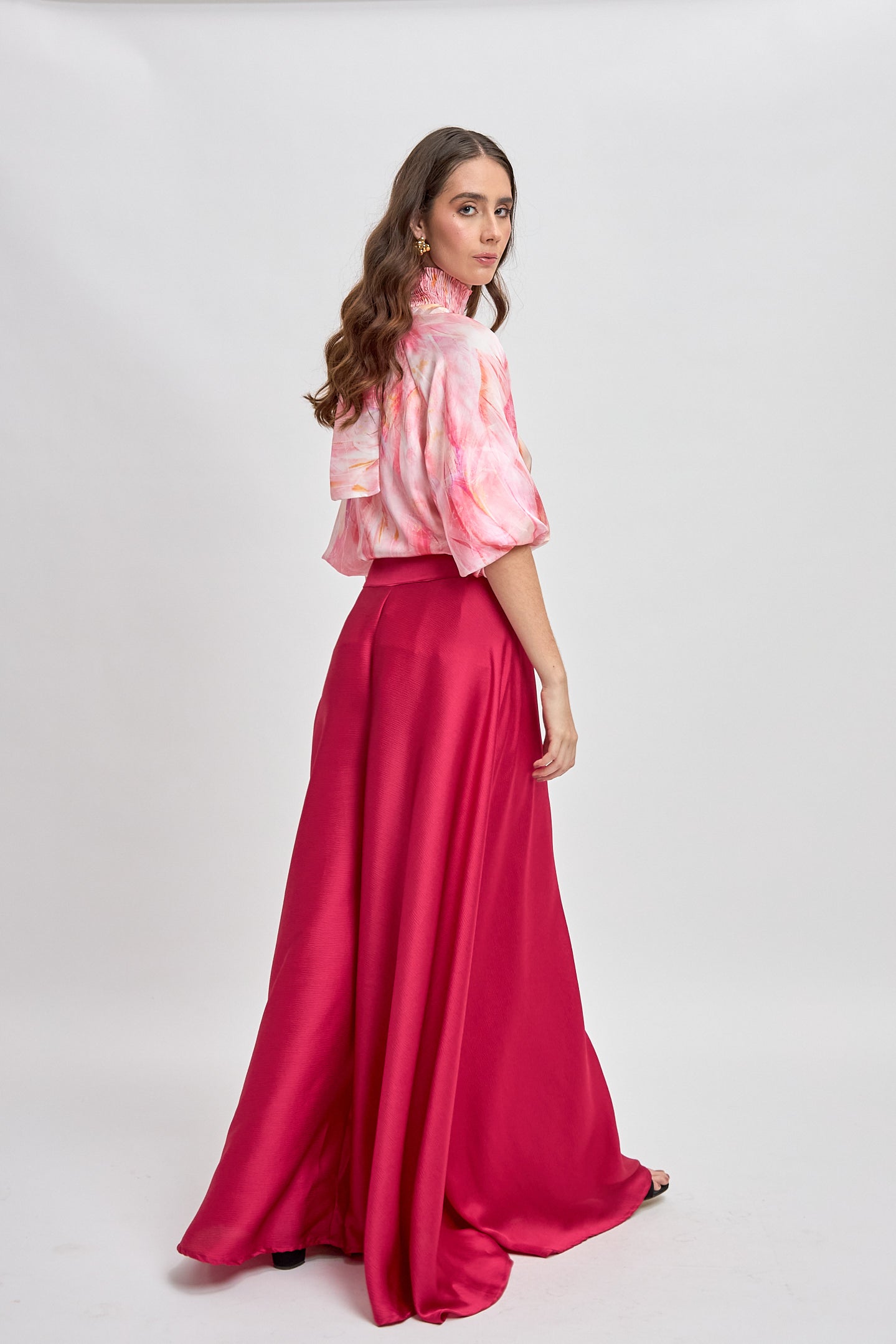 Blusa Brestel Plumas Salmon