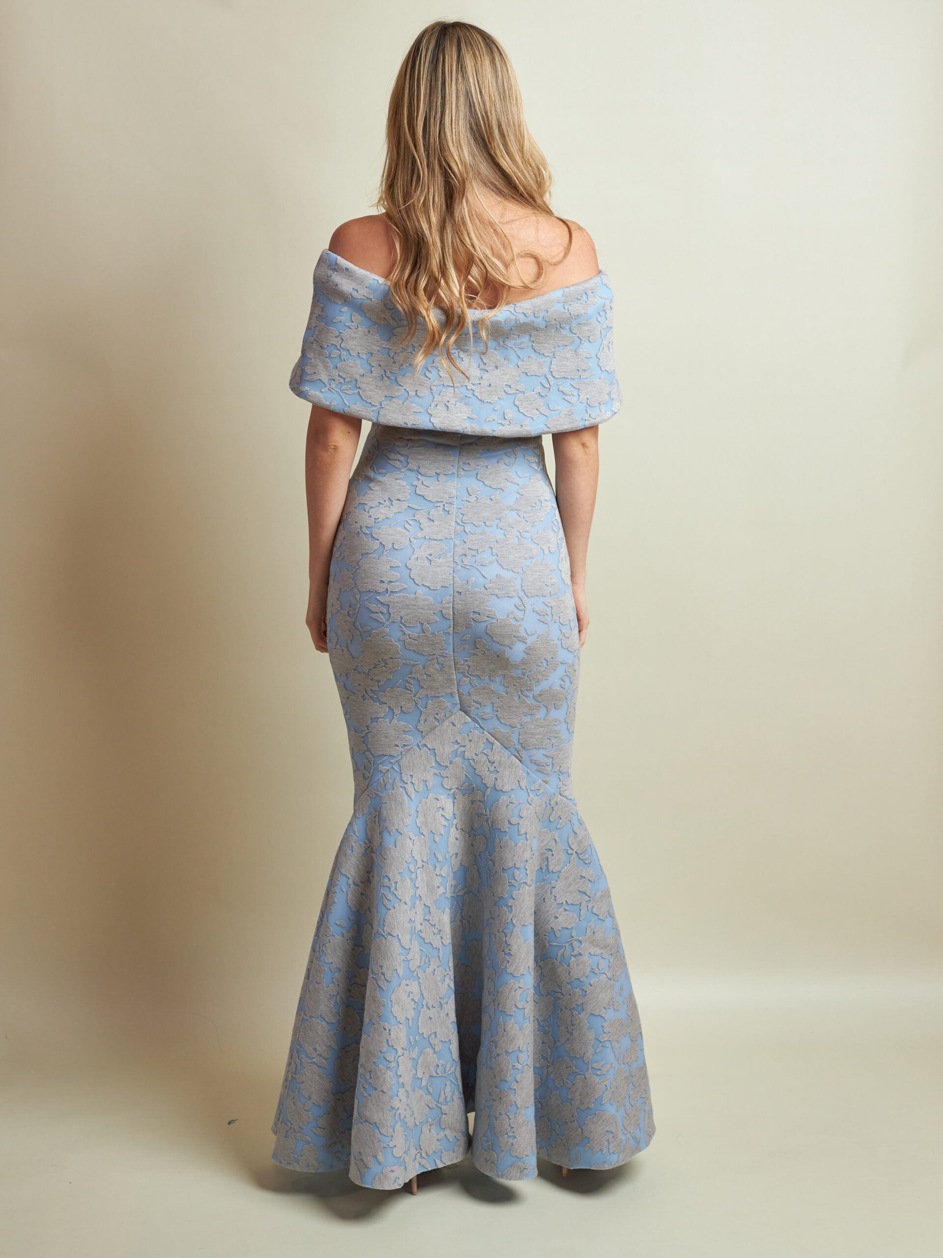 Vestido Sabina Ii Estampado Azul