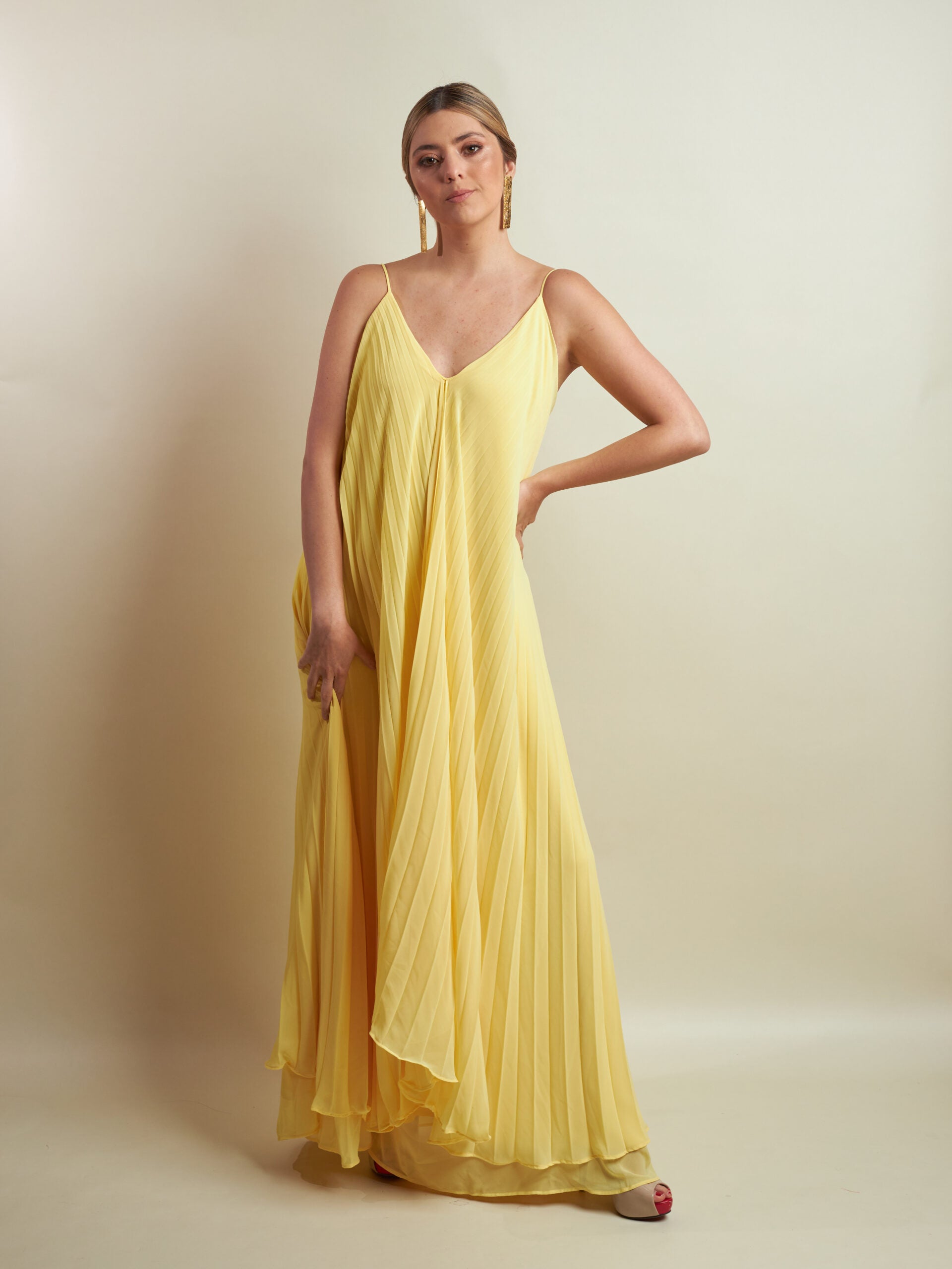 Vestido Suarez Amarillo