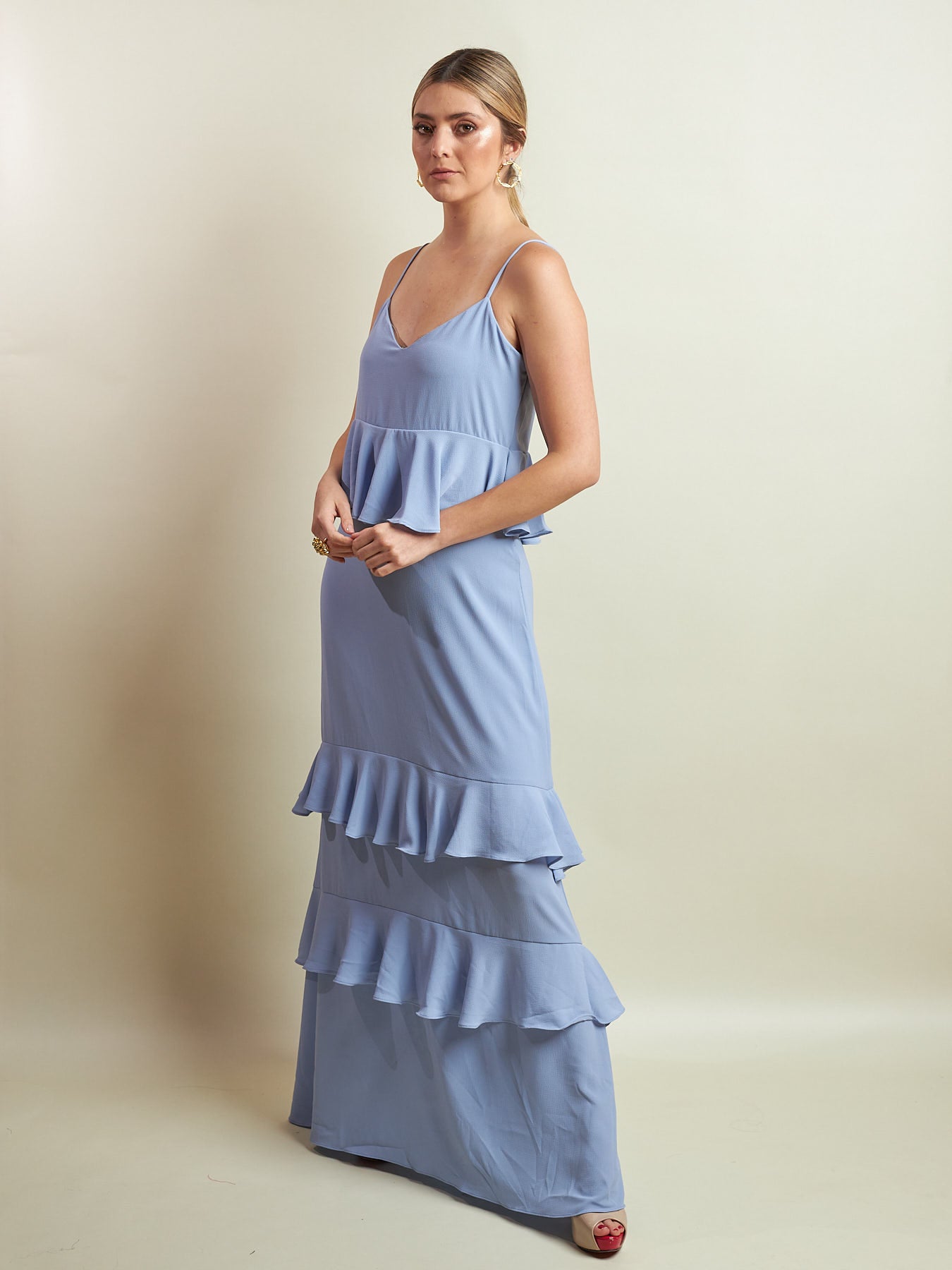 Vestido Acry Celeste