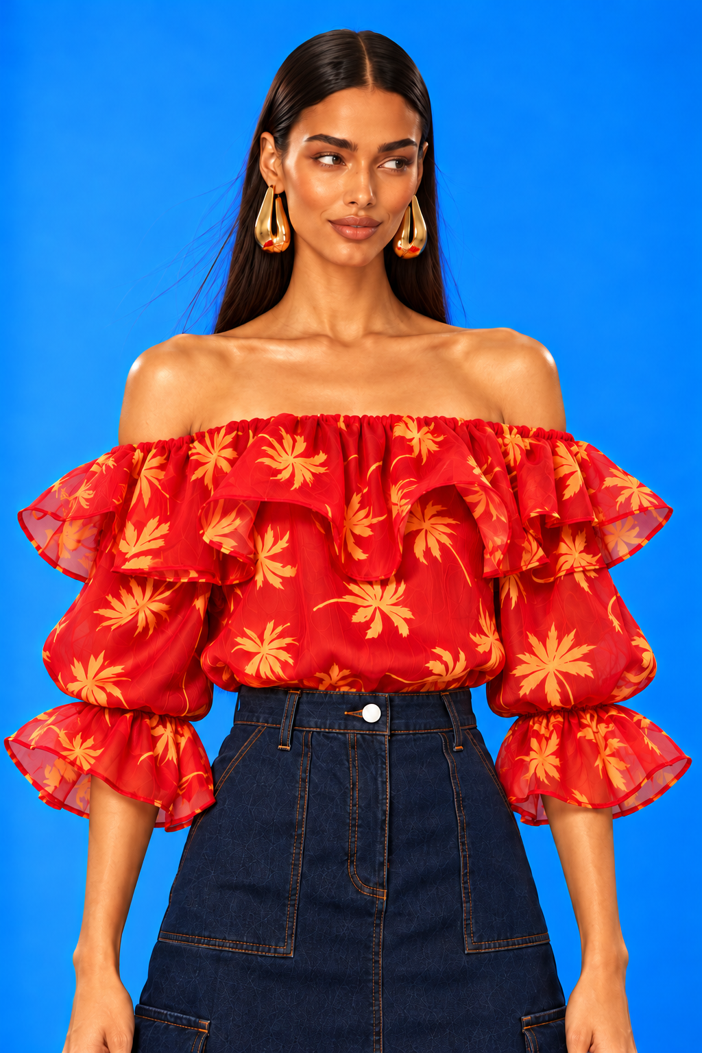 Blusa Salamina Palmeras Salento